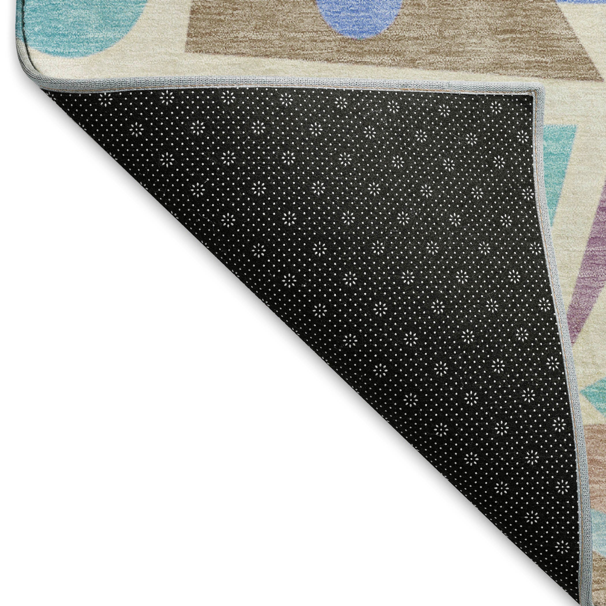 Seville Machine Washable Transitional Mocha Brown Rug 1'8" x 2'6" #shape_Rectangle