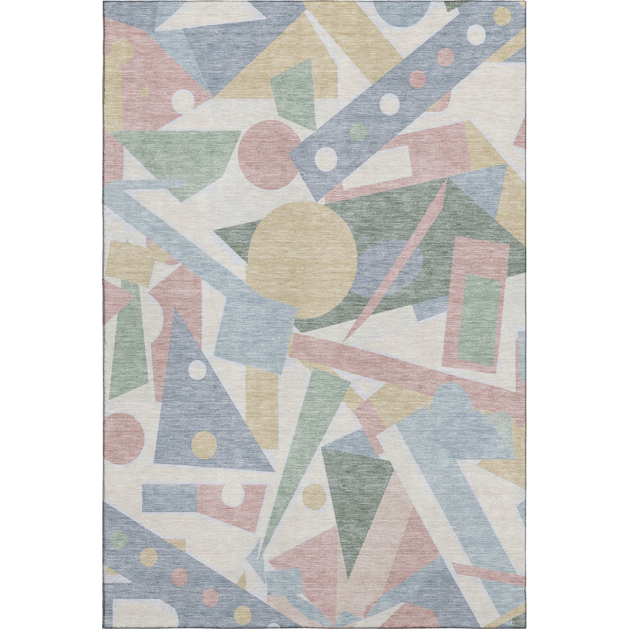Seville Machine Washable Transitional Sky Blue Rug 2'6" x 3'10" #shape_Rectangle