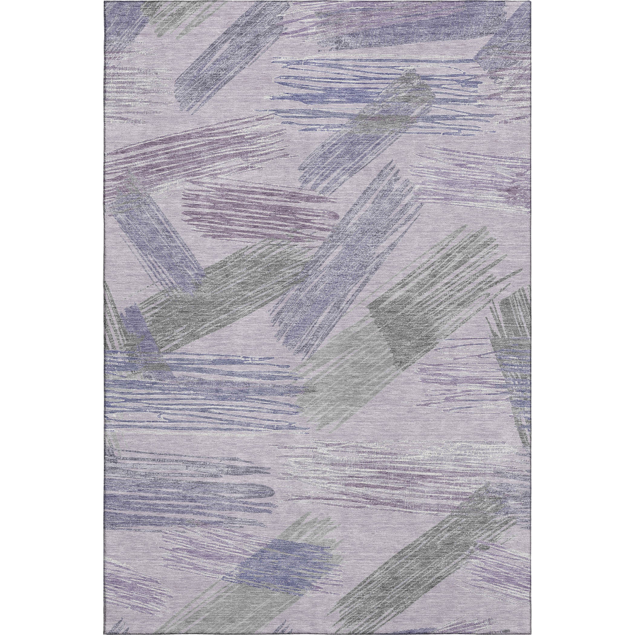 Bruges Machine Washable Transitional Lavender Purple Rug 2'6" x 3'10" #shape_Rectangle