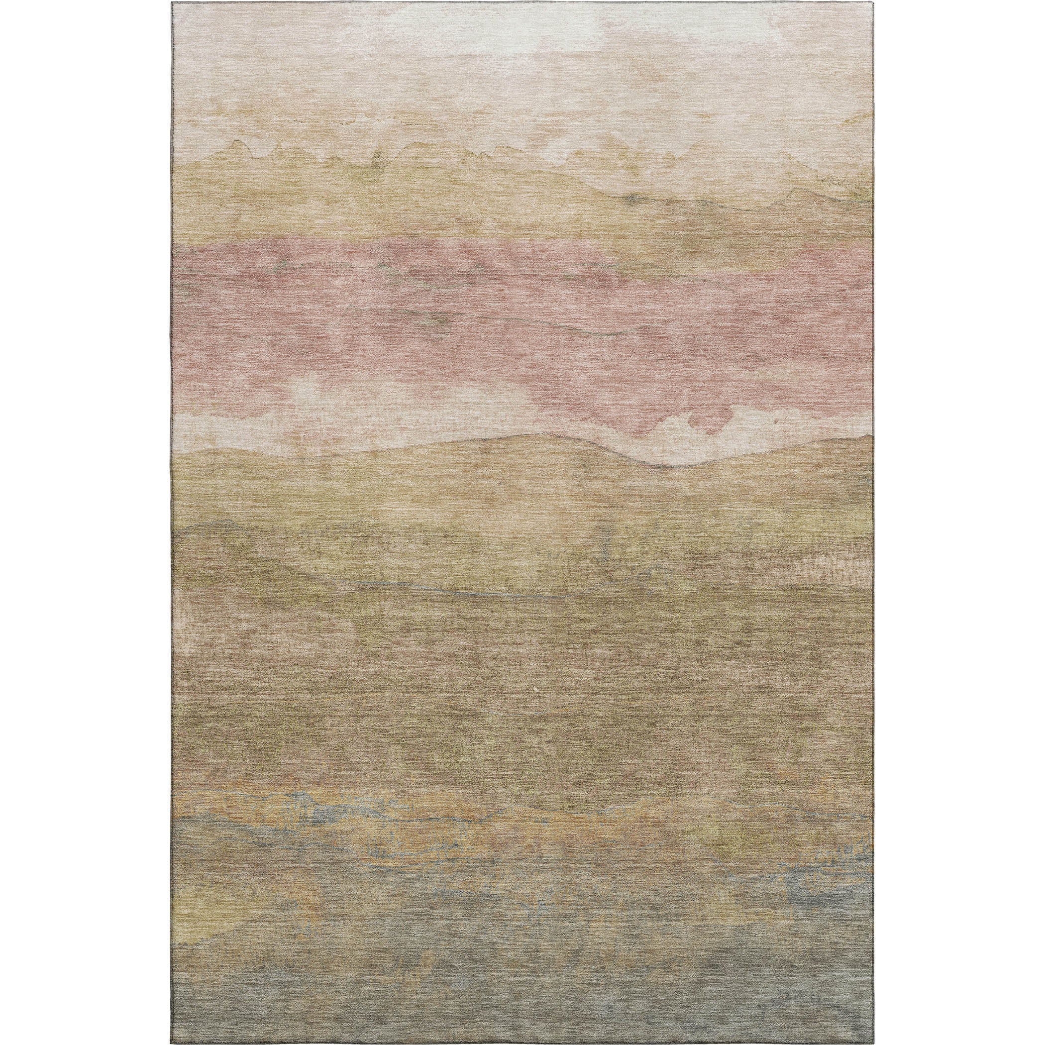 Jaipur Machine Washable Transitional Tan Brown Rug 2'6" x 3'10" #shape_Rectangle