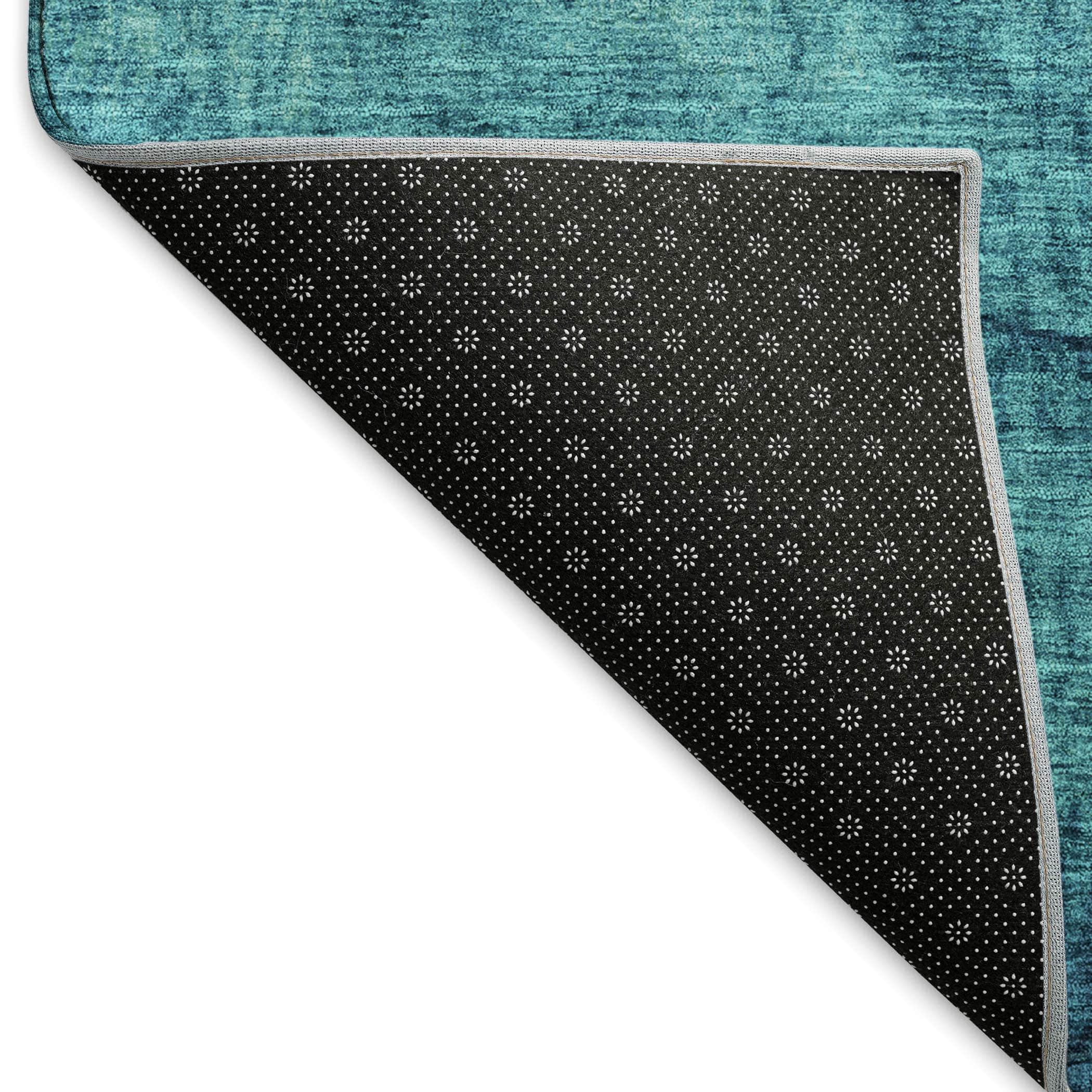Jaipur Machine Washable Transitional Teal Rug 1'8" x 2'6" #shape_Rectangle