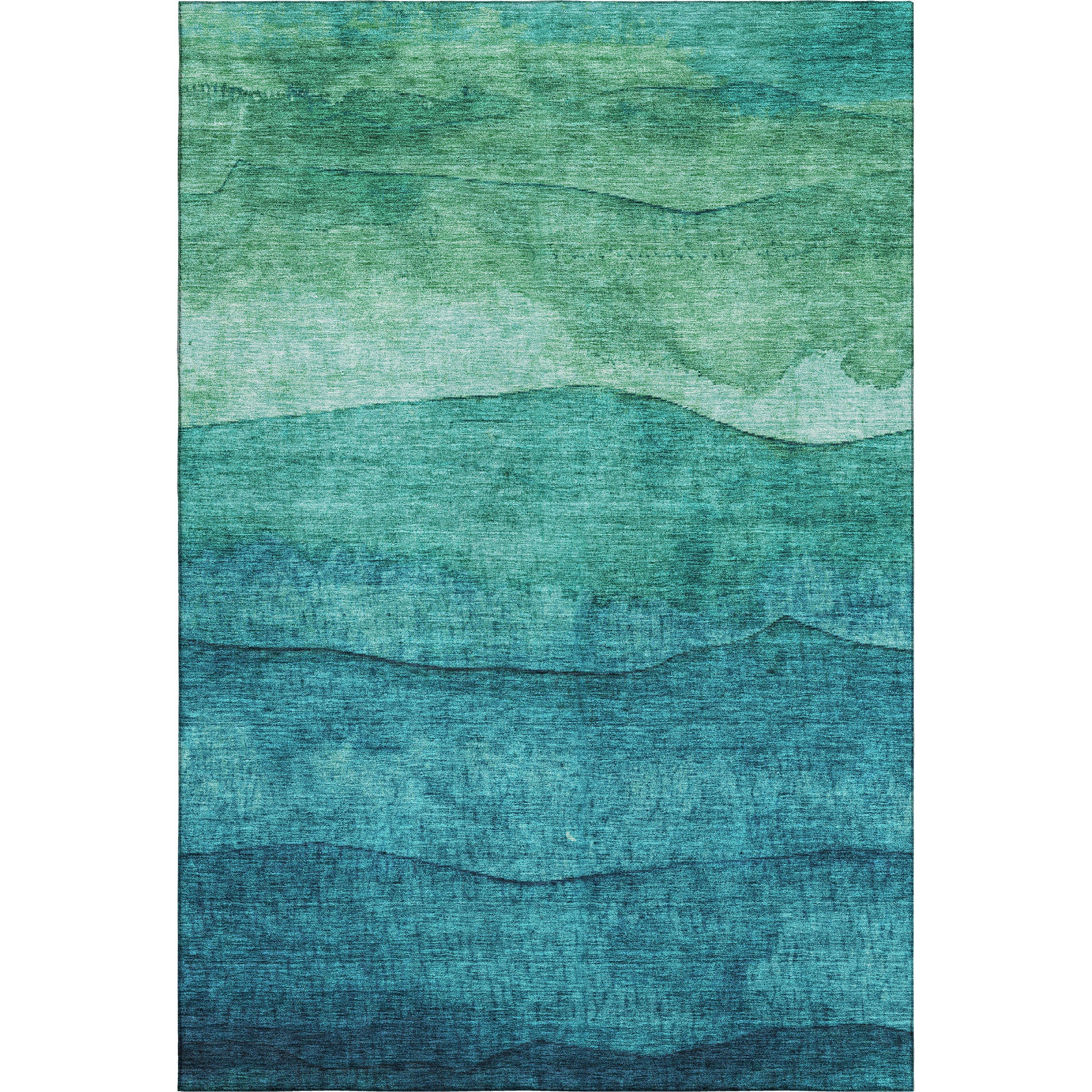 Jaipur Machine Washable Transitional Teal Rug 2'6" x 3'10" #shape_Rectangle