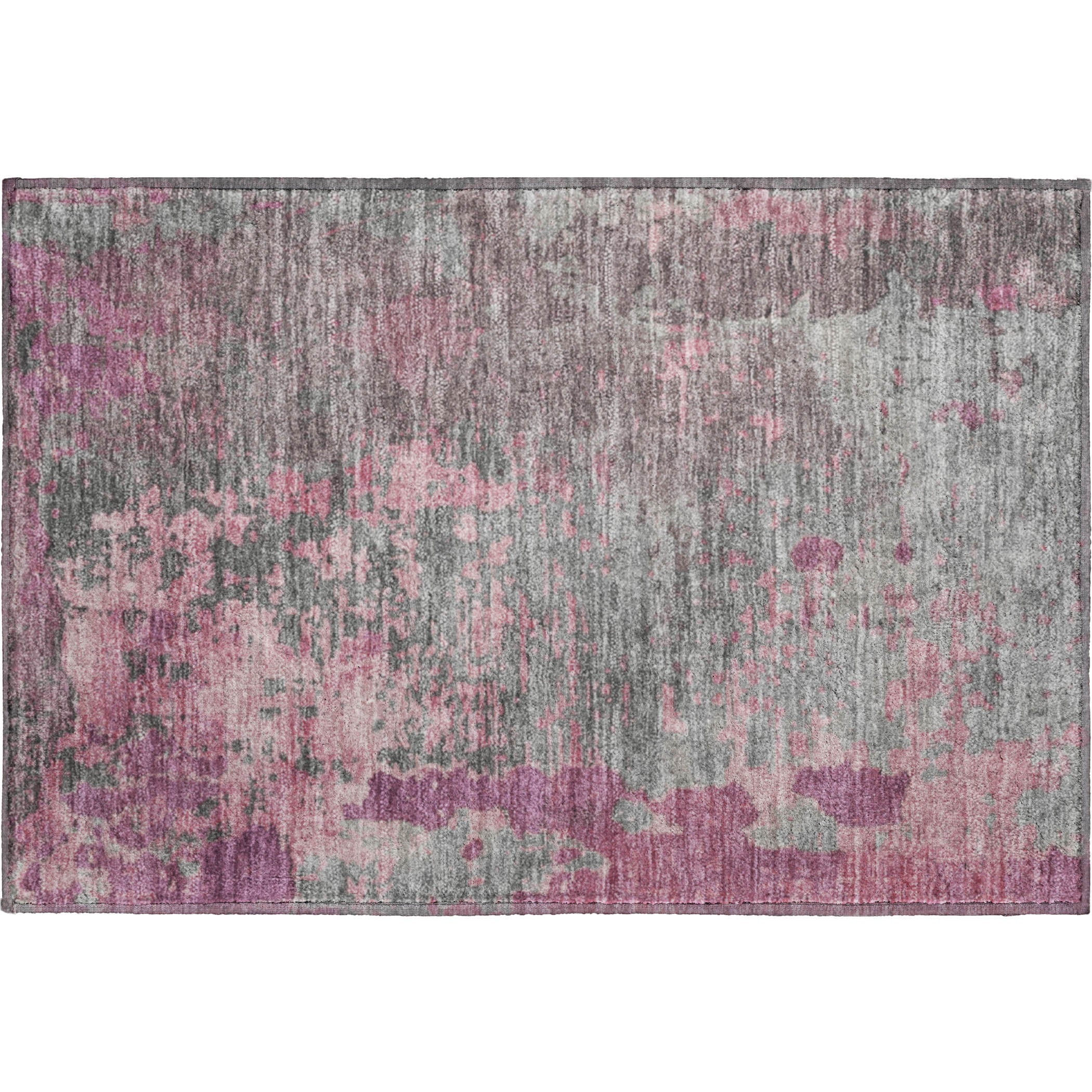 Chiang Mai Machine Washable Transitional Blush Pink Rug 1'8" x 2'6" #shape_Rectangle