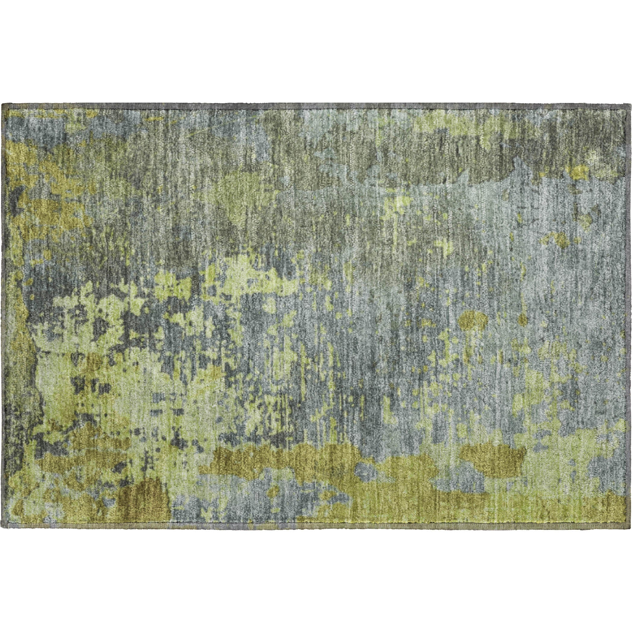 Chiang Mai Machine Washable Transitional Cactus Green Rug 1'8" x 2'6" #shape_Rectangle