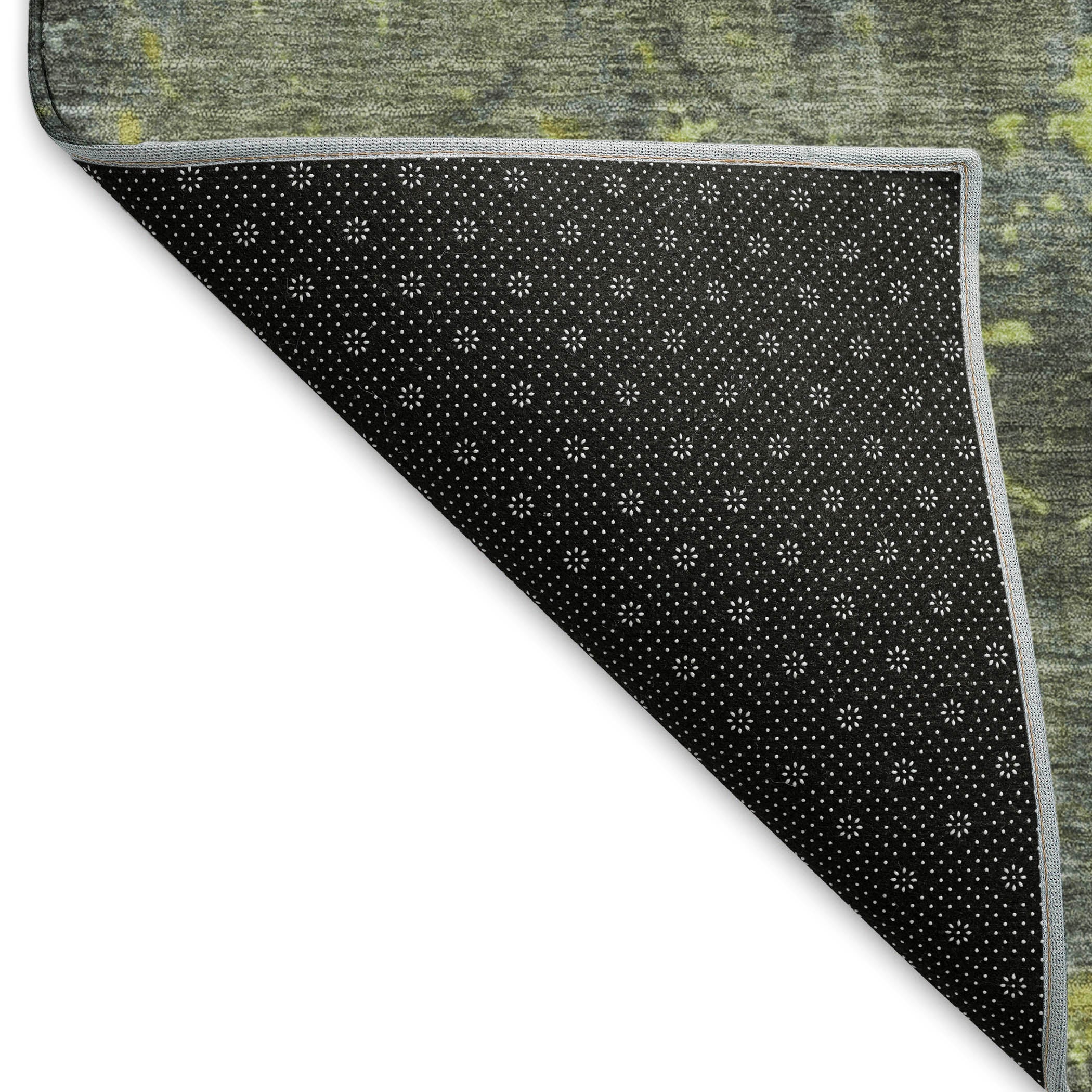 Chiang Mai Machine Washable Transitional Cactus Green Rug 1'8" x 2'6" #shape_Rectangle