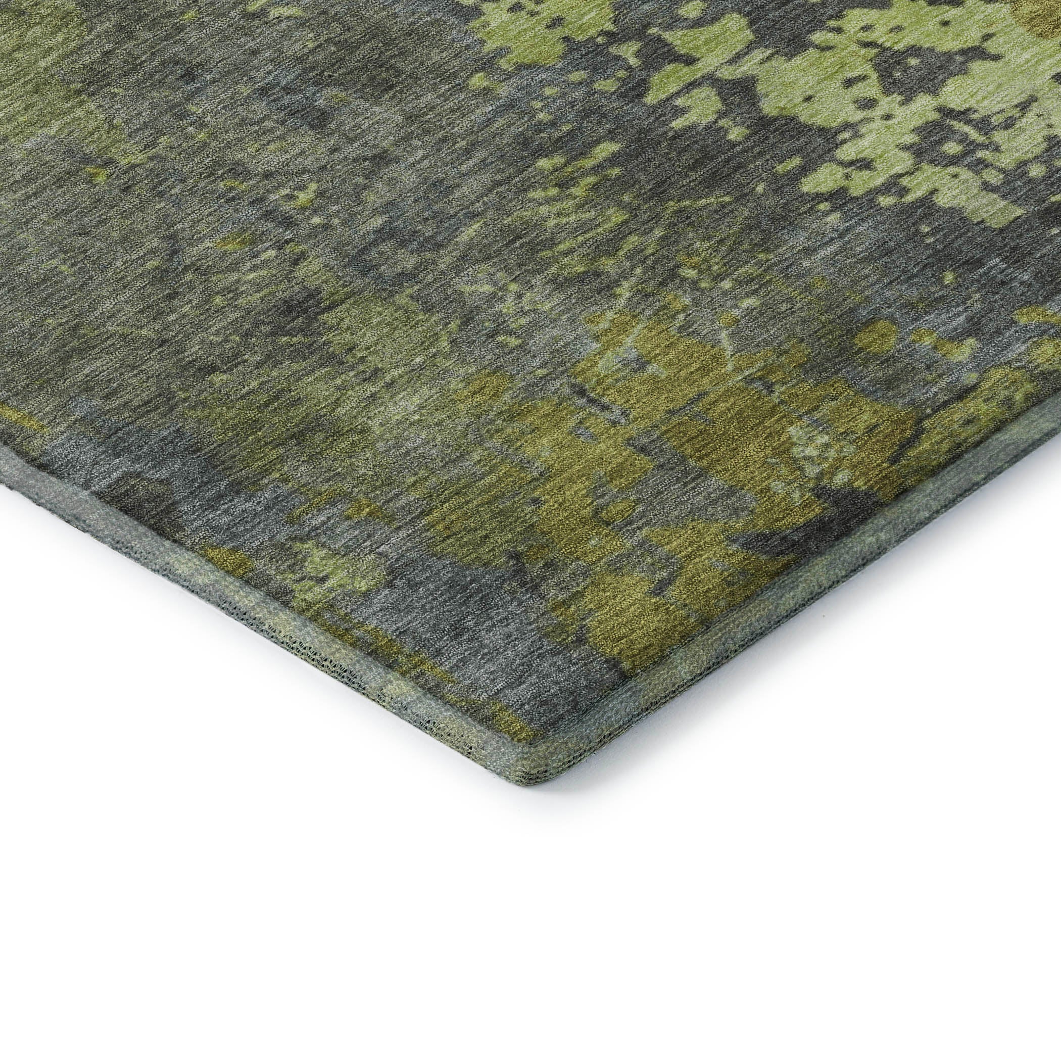 Chiang Mai Machine Washable Transitional Cactus Green Rug 1'8" x 2'6" #shape_Rectangle