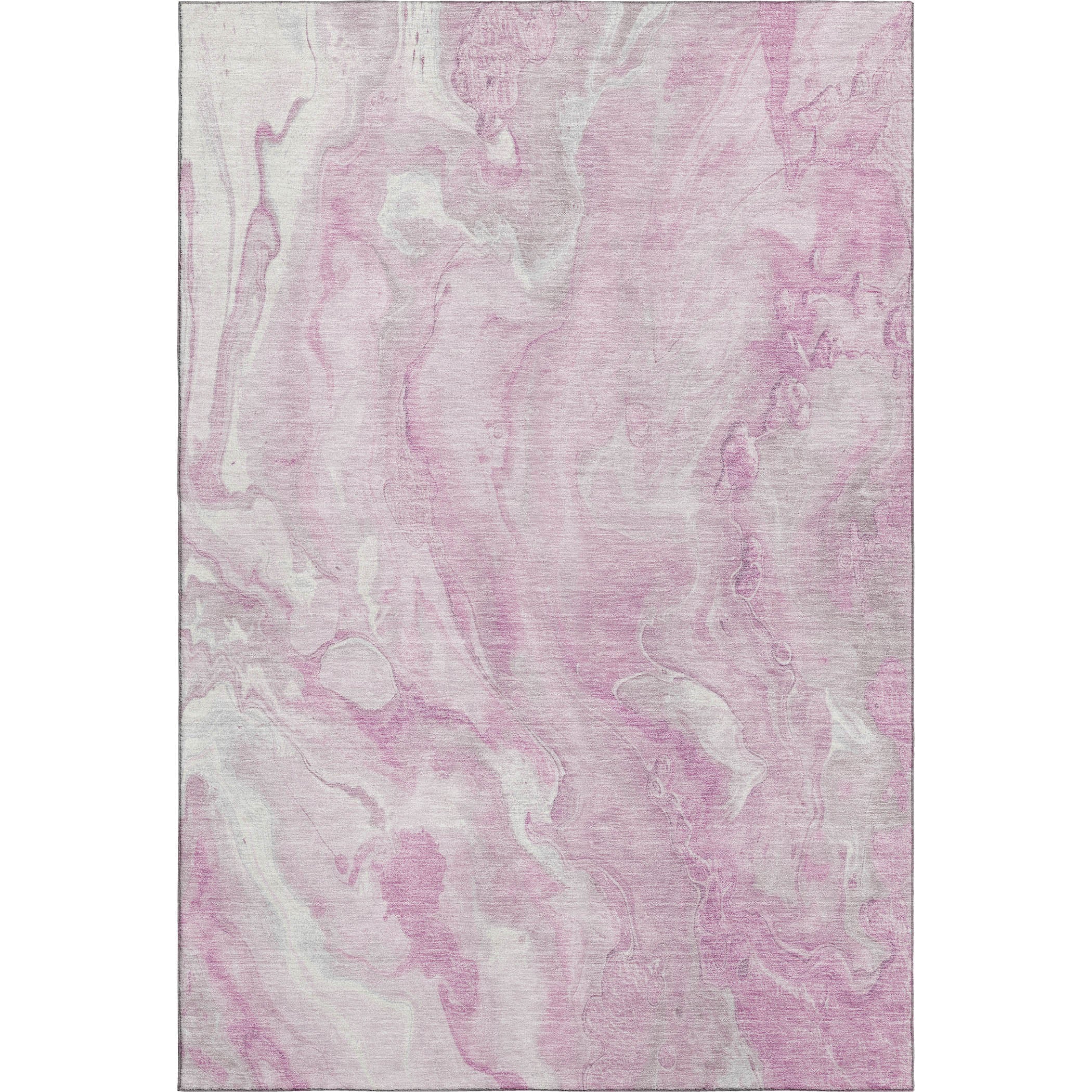 Santorini Machine Washable Transitional Pink Rug 2'6" x 3'10" #shape_Rectangle