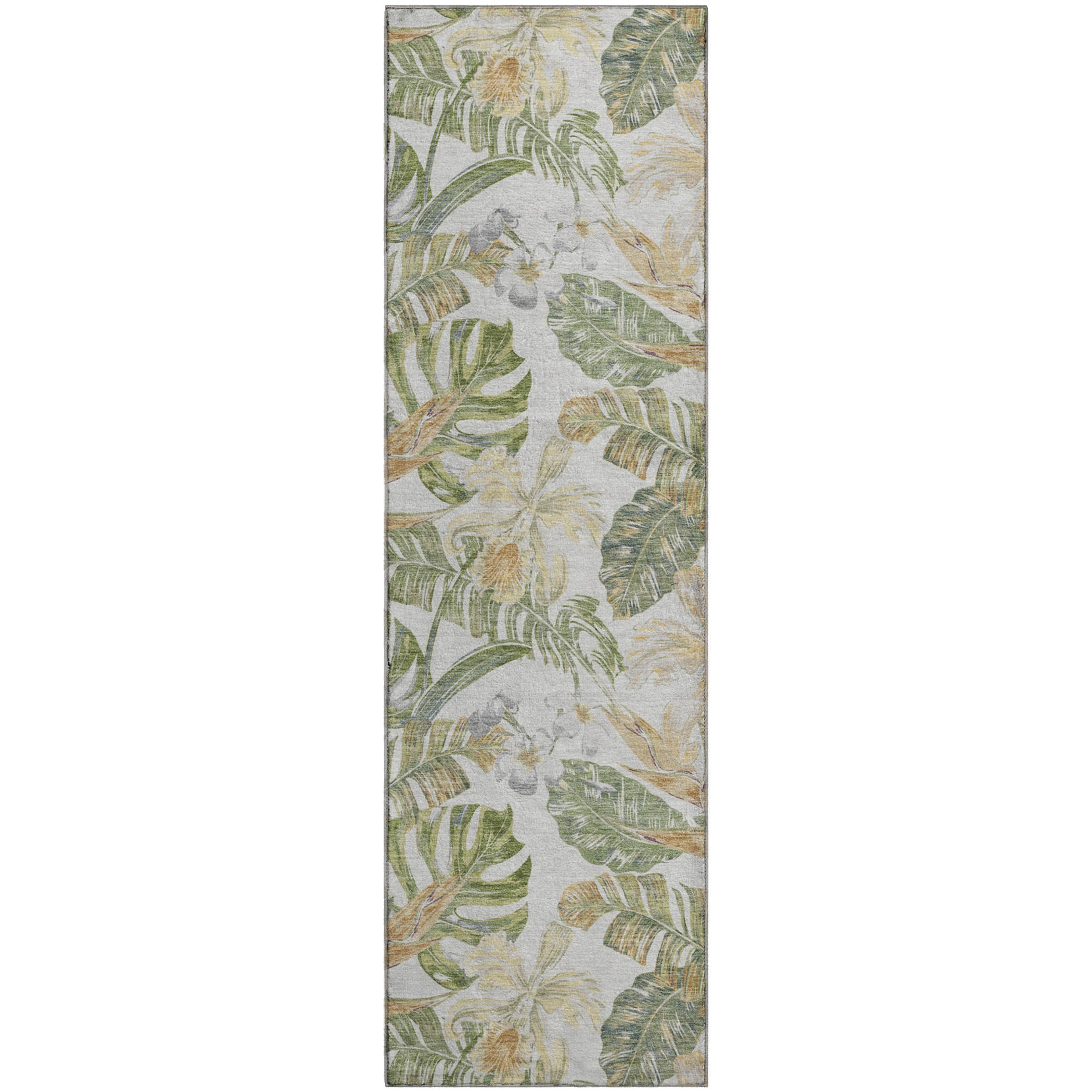Dubrovnik Machine Washable Transitional Ivory Rug 2'3" x 7'6" #shape_Runner