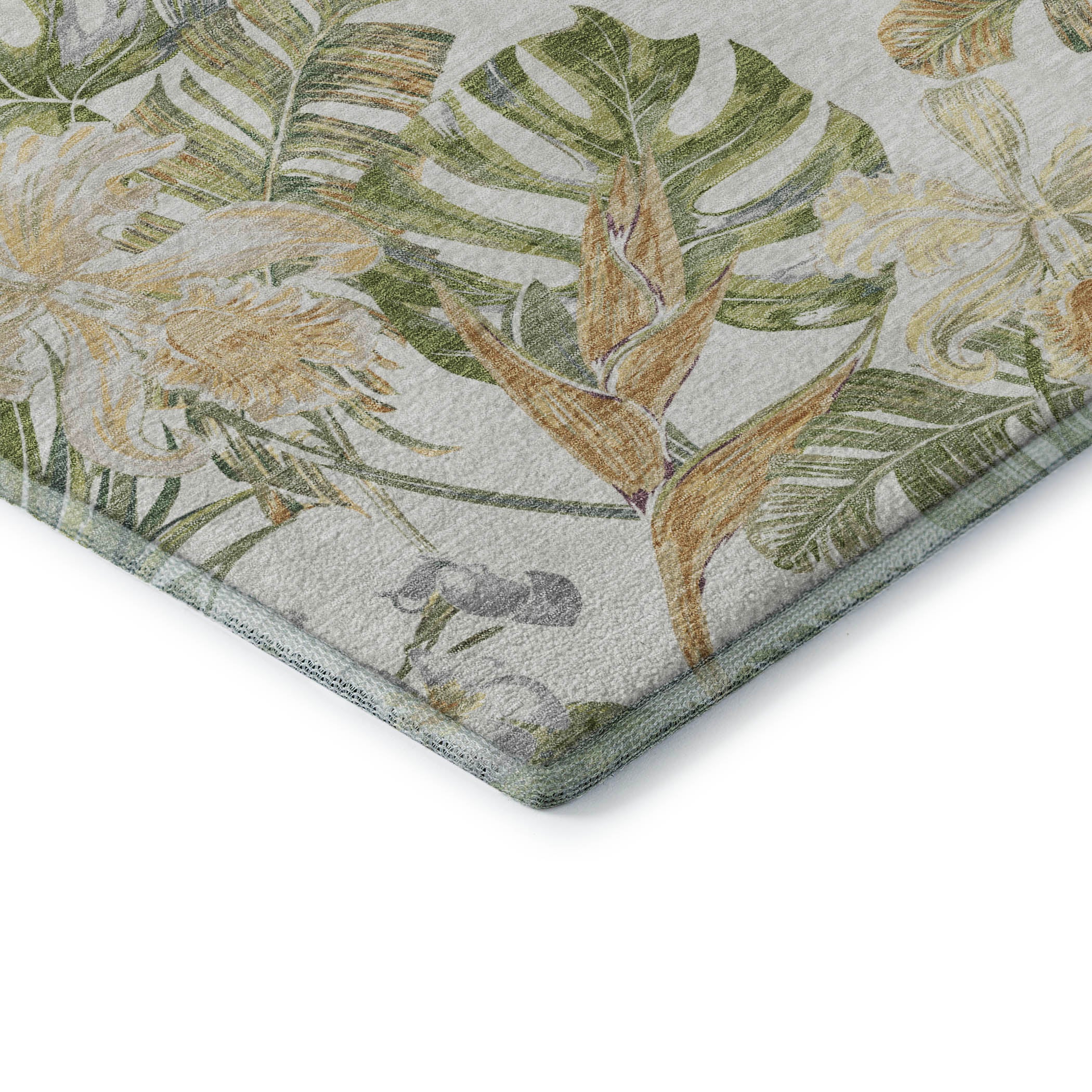 Dubrovnik Machine Washable Transitional Ivory Rug 1'8" x 2'6" #shape_Rectangle