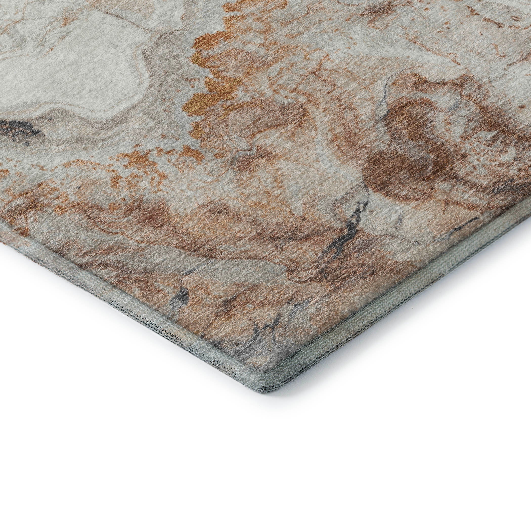 Reykjavik Machine Washable Transitional Silver Gray Rug 1'8" x 2'6" #shape_Rectangle