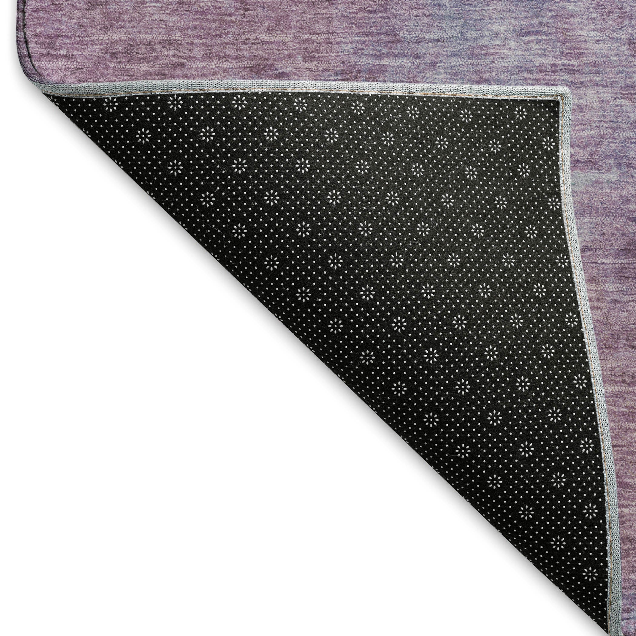 Seoul Machine Washable Transitional Lavender Purple Rug 1'8" x 2'6" #shape_Rectangle