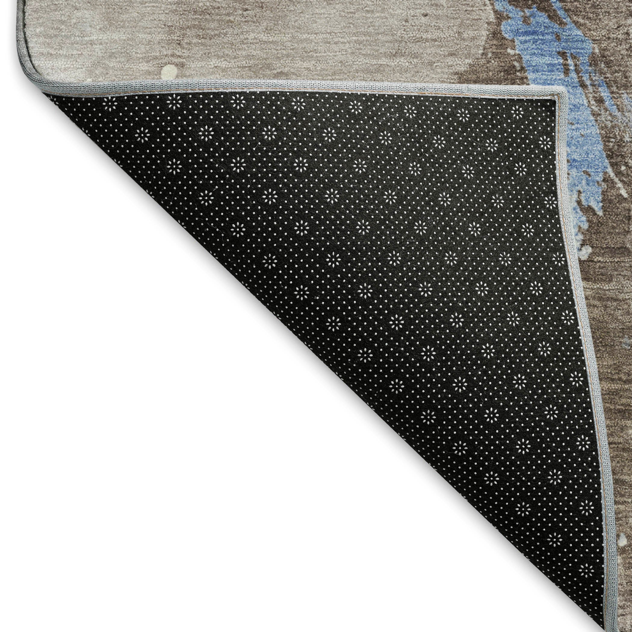 Reykjavik Machine Washable Transitional Taupe Brown Rug 1'8" x 2'6" #shape_Rectangle