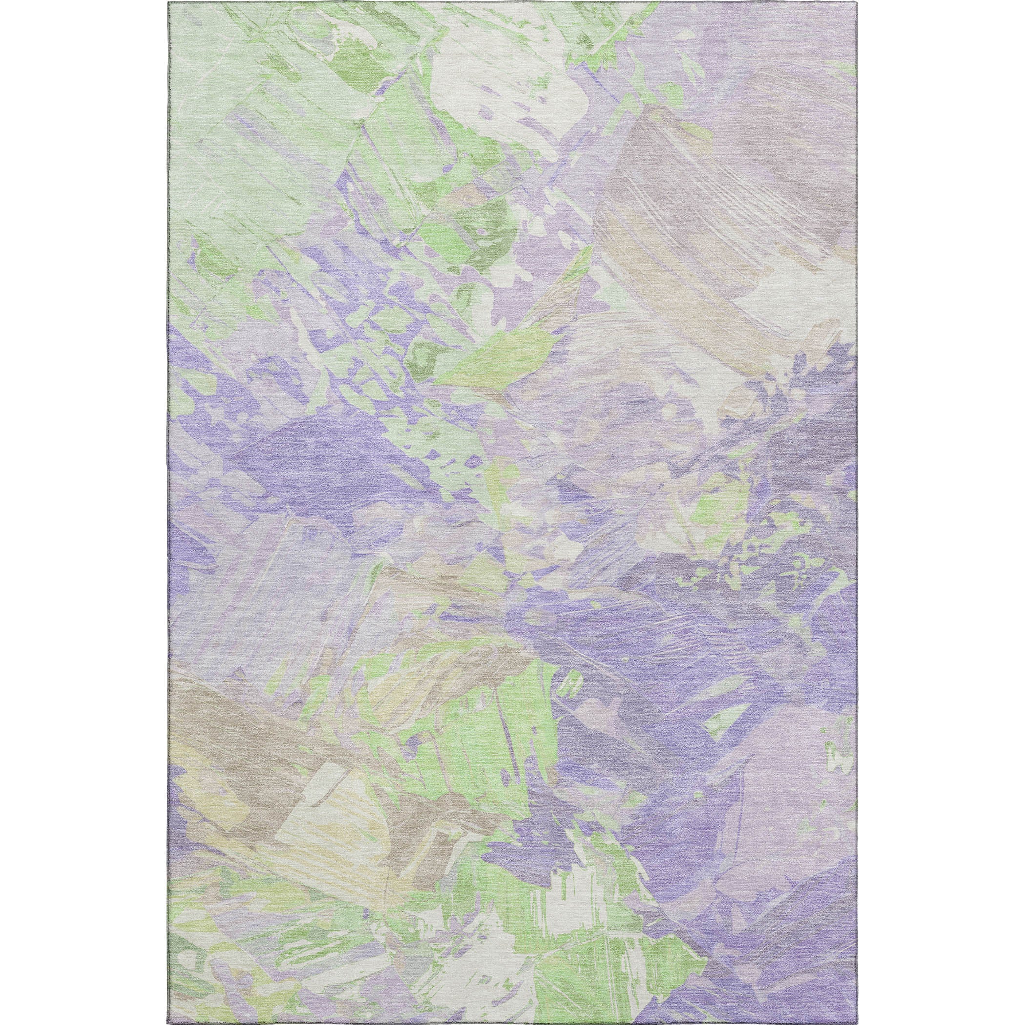 Havana Machine Washable Transitional Lavender Purple Rug 2'6" x 3'10" #shape_Rectangle