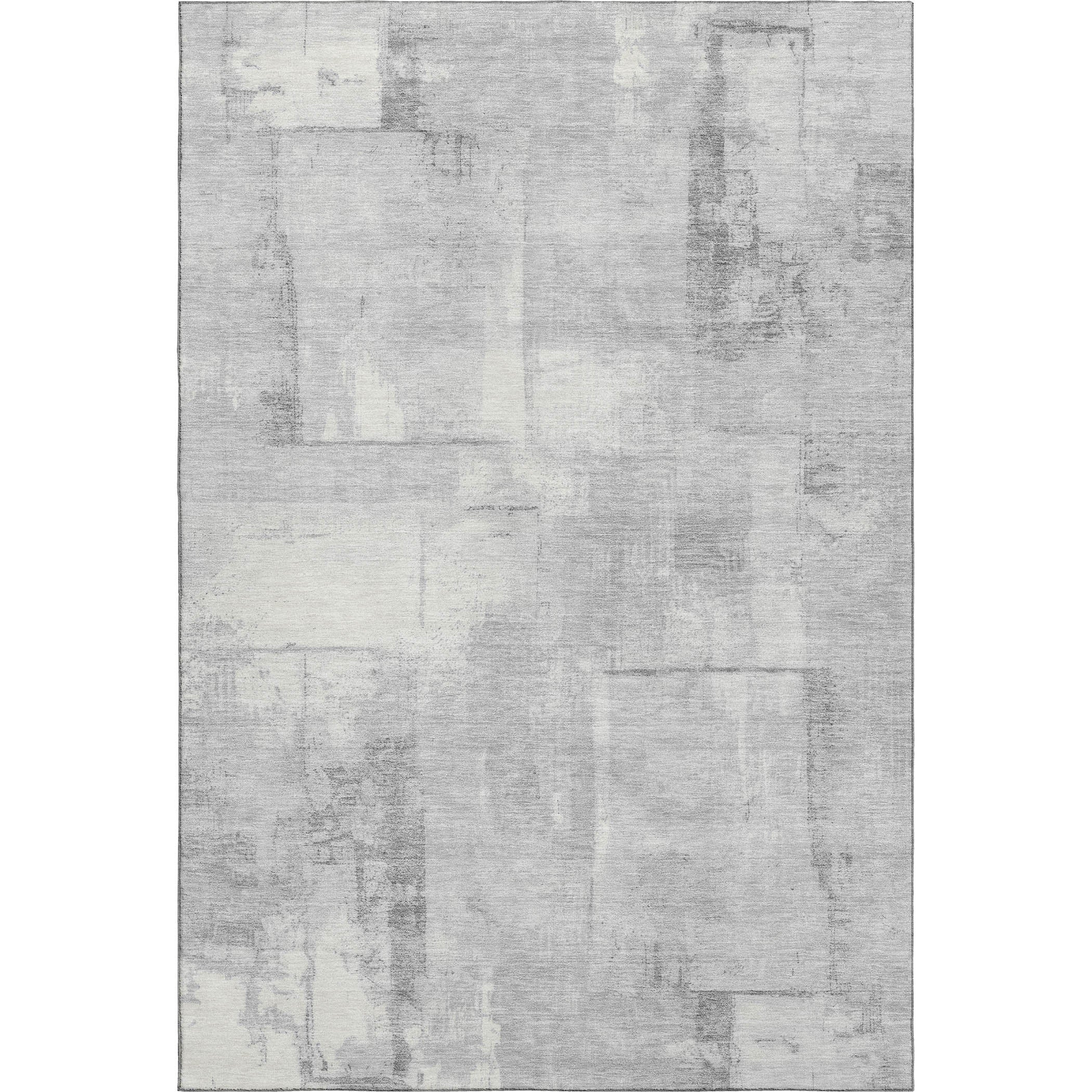 Athens Machine Washable Transitional Gray Rug 2'6" x 3'10" #shape_Rectangle