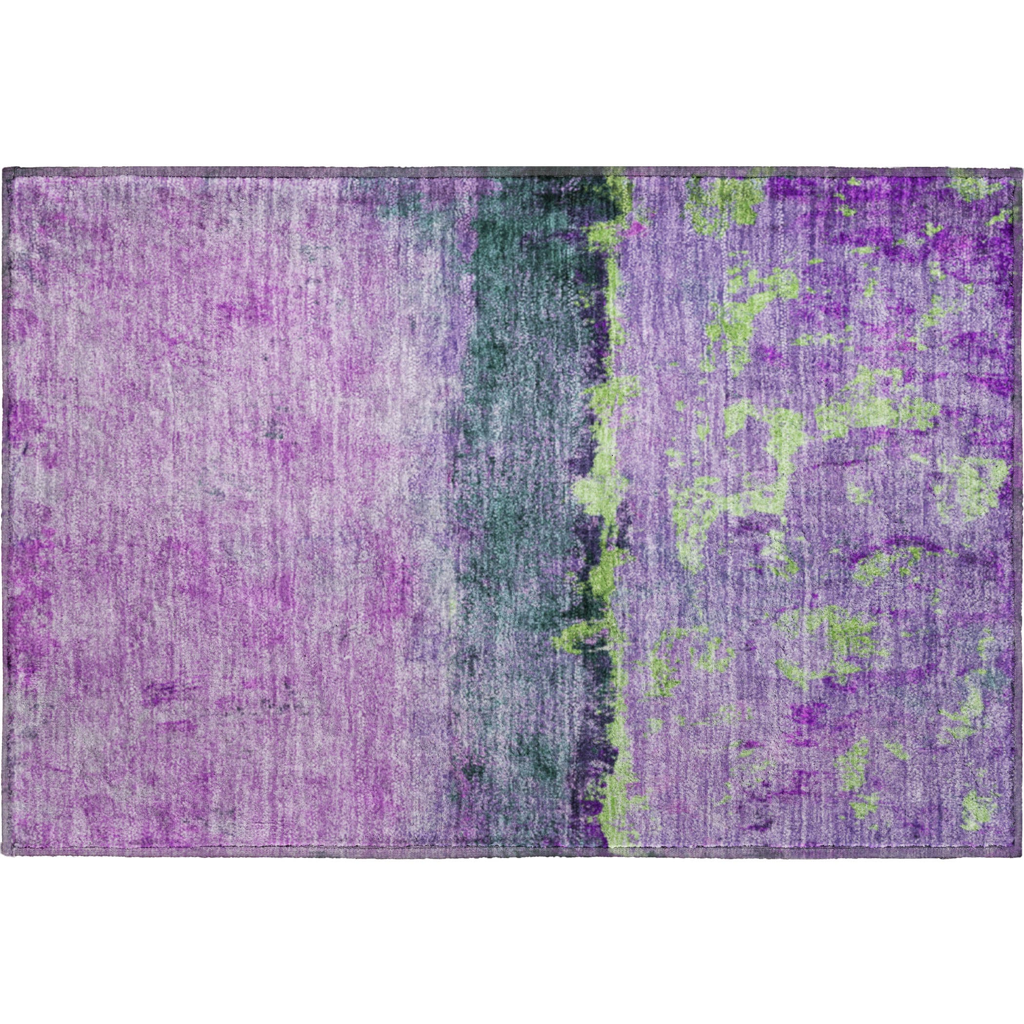 Jaipur Machine Washable Transitional Purple Rug 1'8" x 2'6" #shape_Rectangle