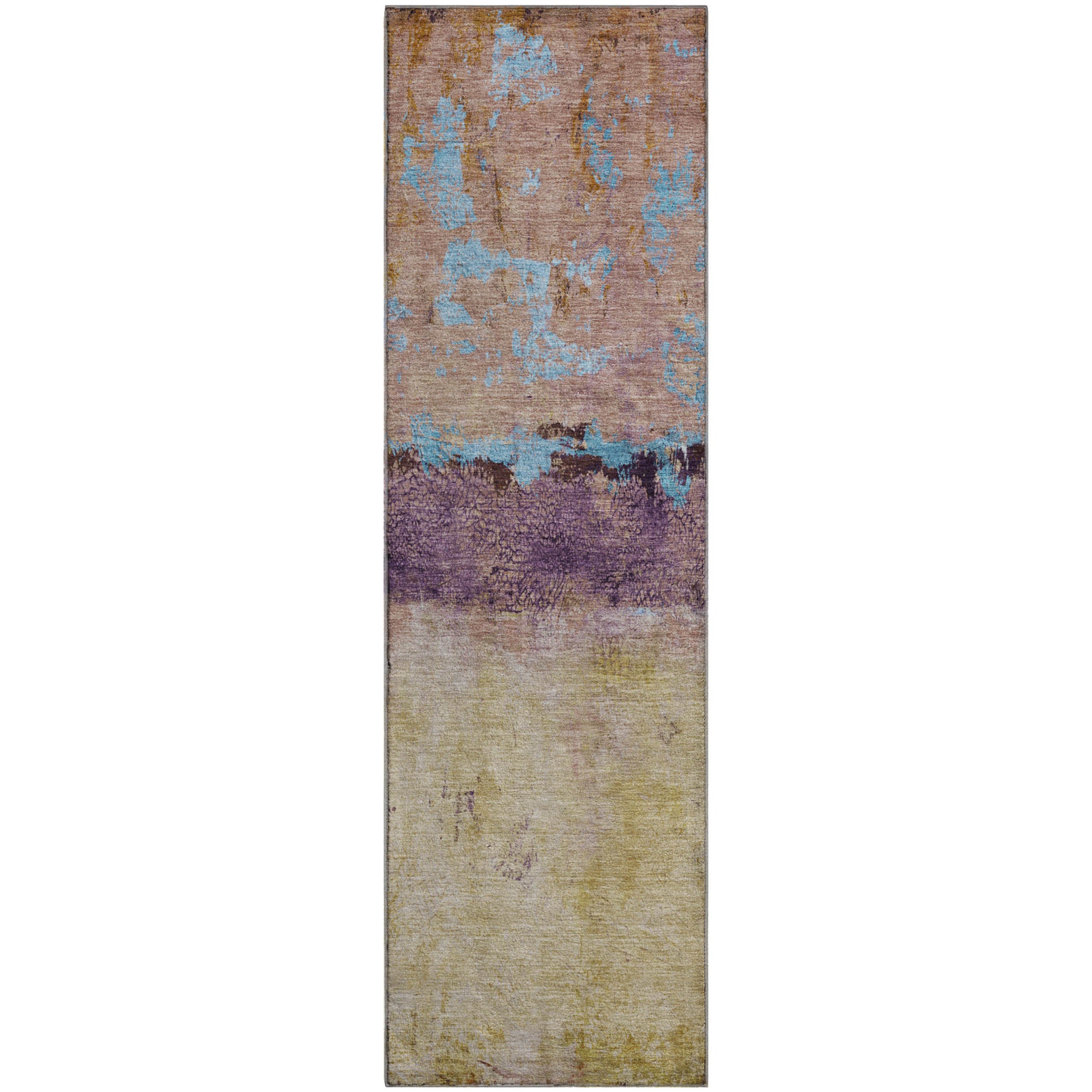 Jaipur Machine Washable Transitional Salmon Orange Rug 2'3" x 7'6" #shape_Runner