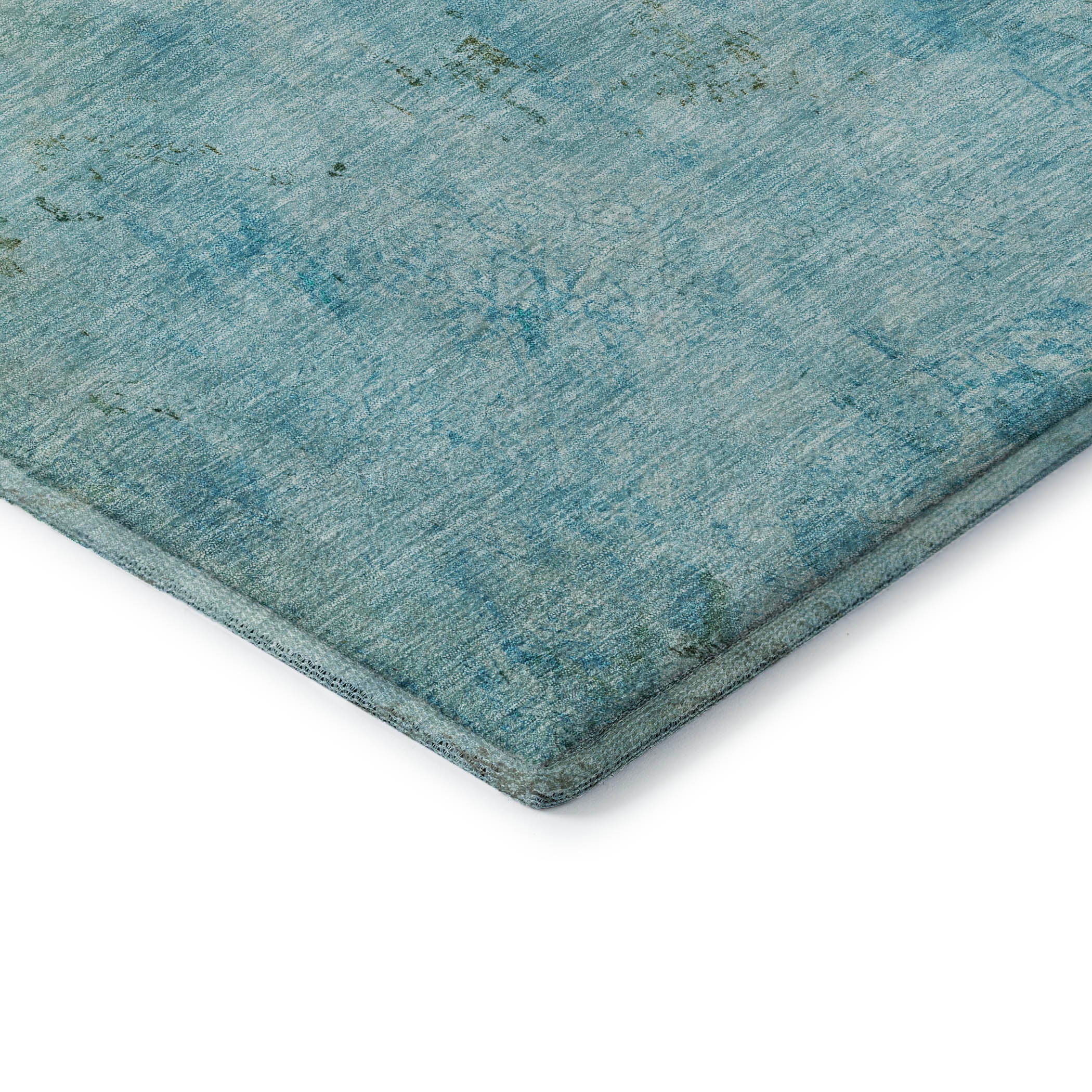Jaipur Machine Washable Transitional Teal Rug 1'8" x 2'6" #shape_Rectangle
