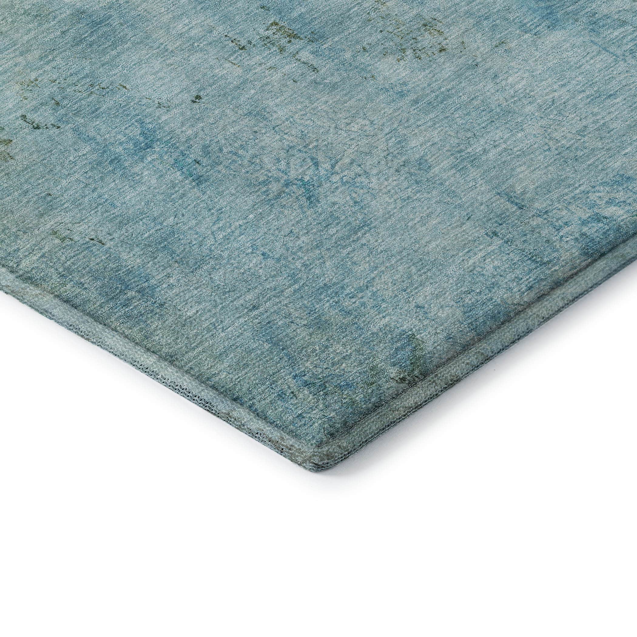 Jaipur Machine Washable Transitional Teal Rug 1'8" x 2'6" #shape_Rectangle