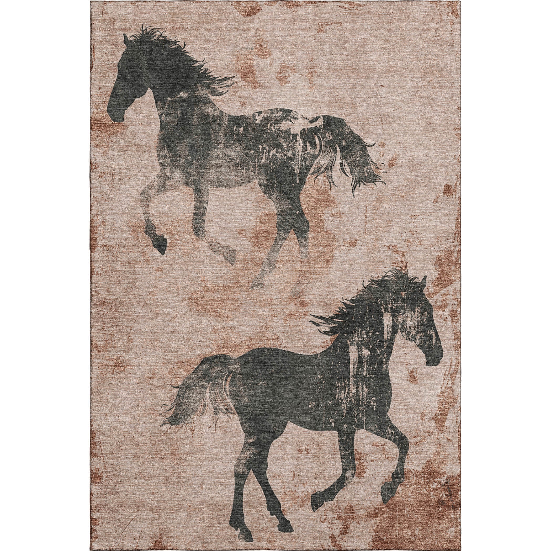 Lucerne Machine Washable Transitional Paprika Orange Rug 2'6" x 3'10" #shape_Rectangle