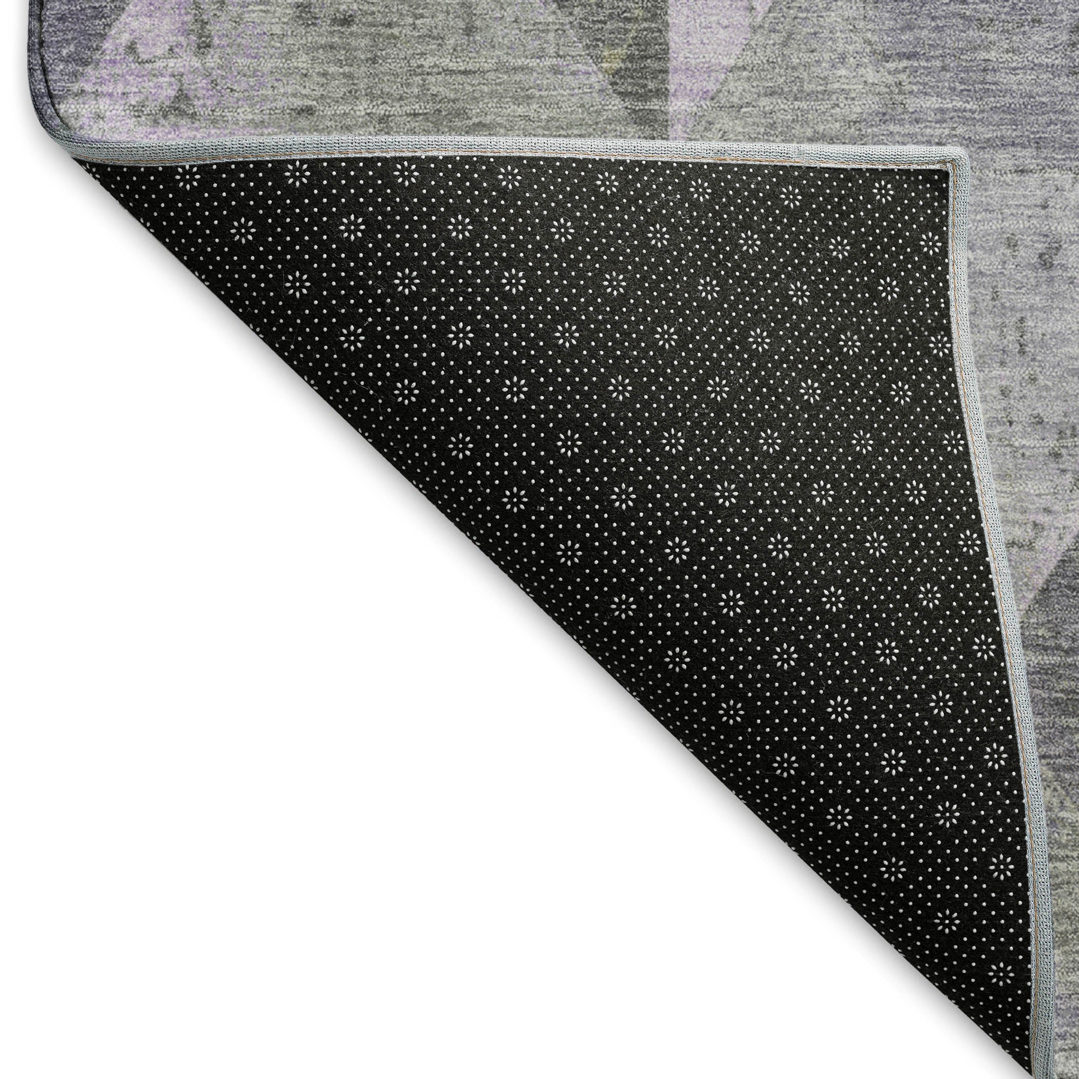 Havana Machine Washable Transitional Lavender Purple Rug 1'8" x 2'6" #shape_Rectangle