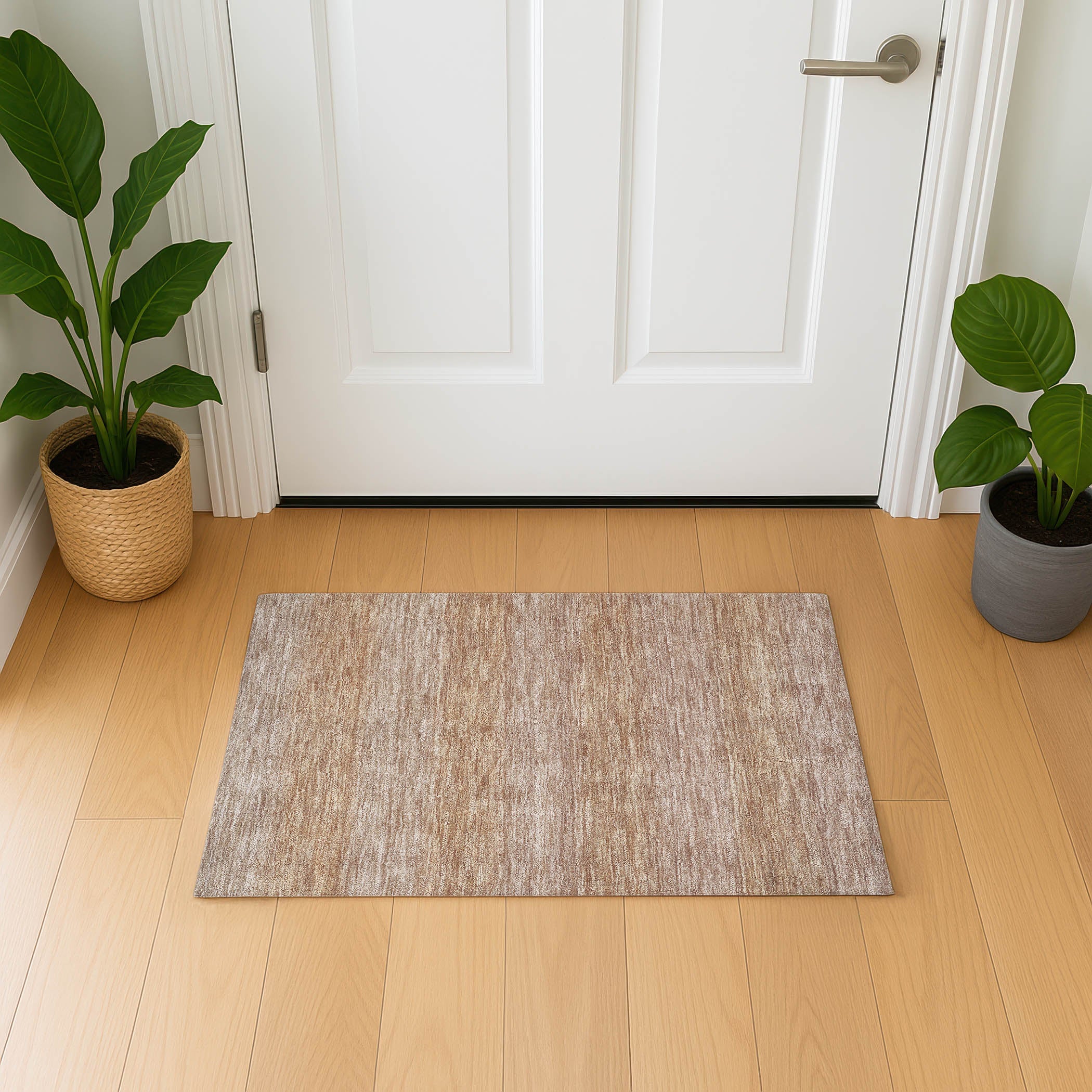 Sintra Machine Washable Transitional Beige Brown Rug 1'8" x 2'6" #shape_Rectangle