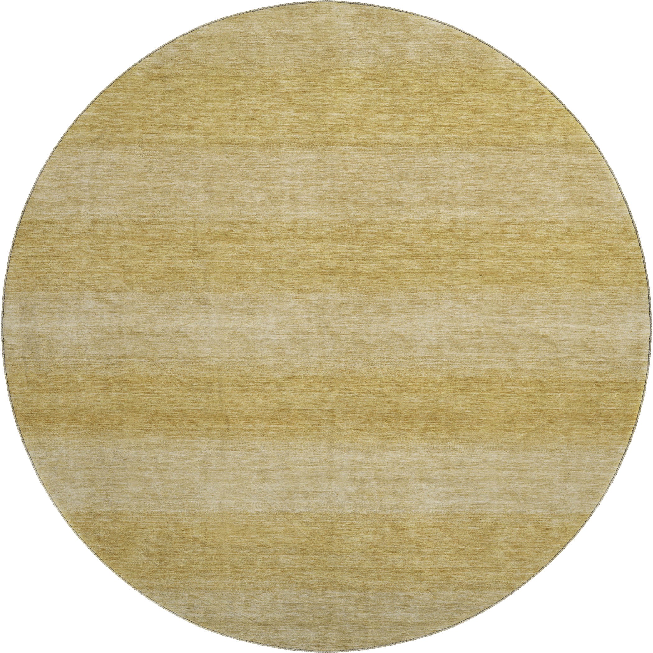 Sintra Machine Washable Transitional Wheat Gold Rug 8' x 8' #shape_Round