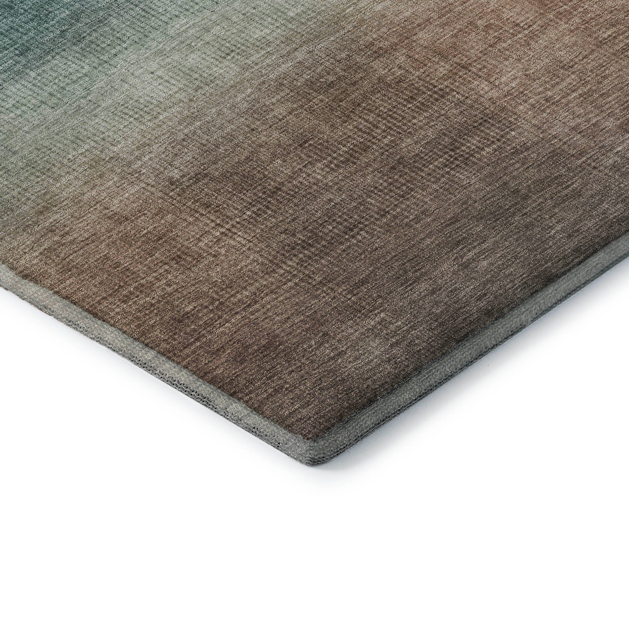 Colombo Machine Washable Transitional Blue Rug 1'8" x 2'6" #shape_Rectangle