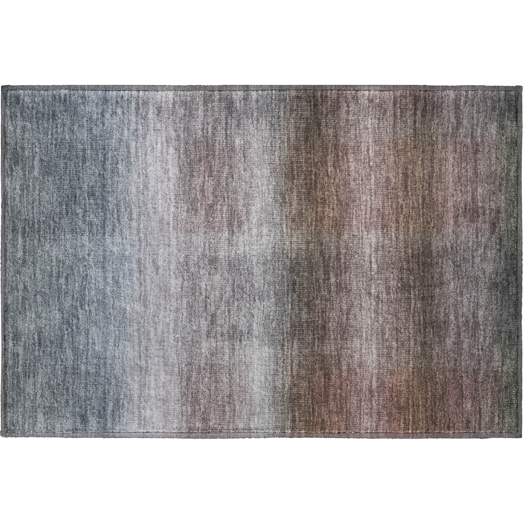 Colombo Machine Washable Transitional Brown Rug 1'8" x 2'6" #shape_Rectangle