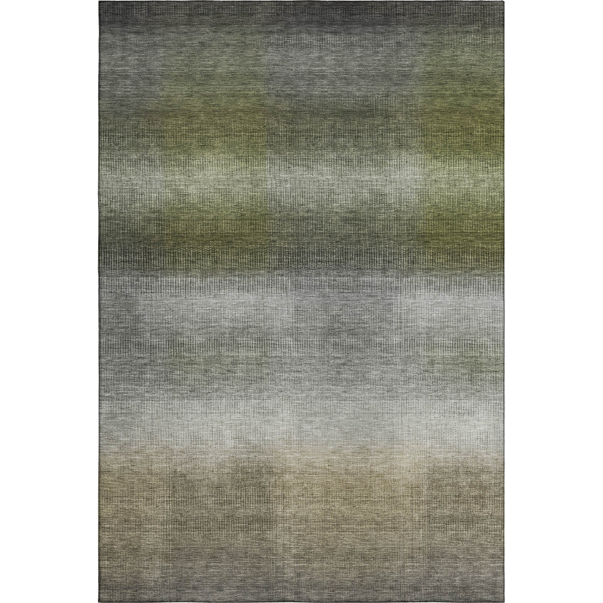 Colombo Machine Washable Transitional Pewter Gray Rug 2'6" x 3'10" #shape_Rectangle