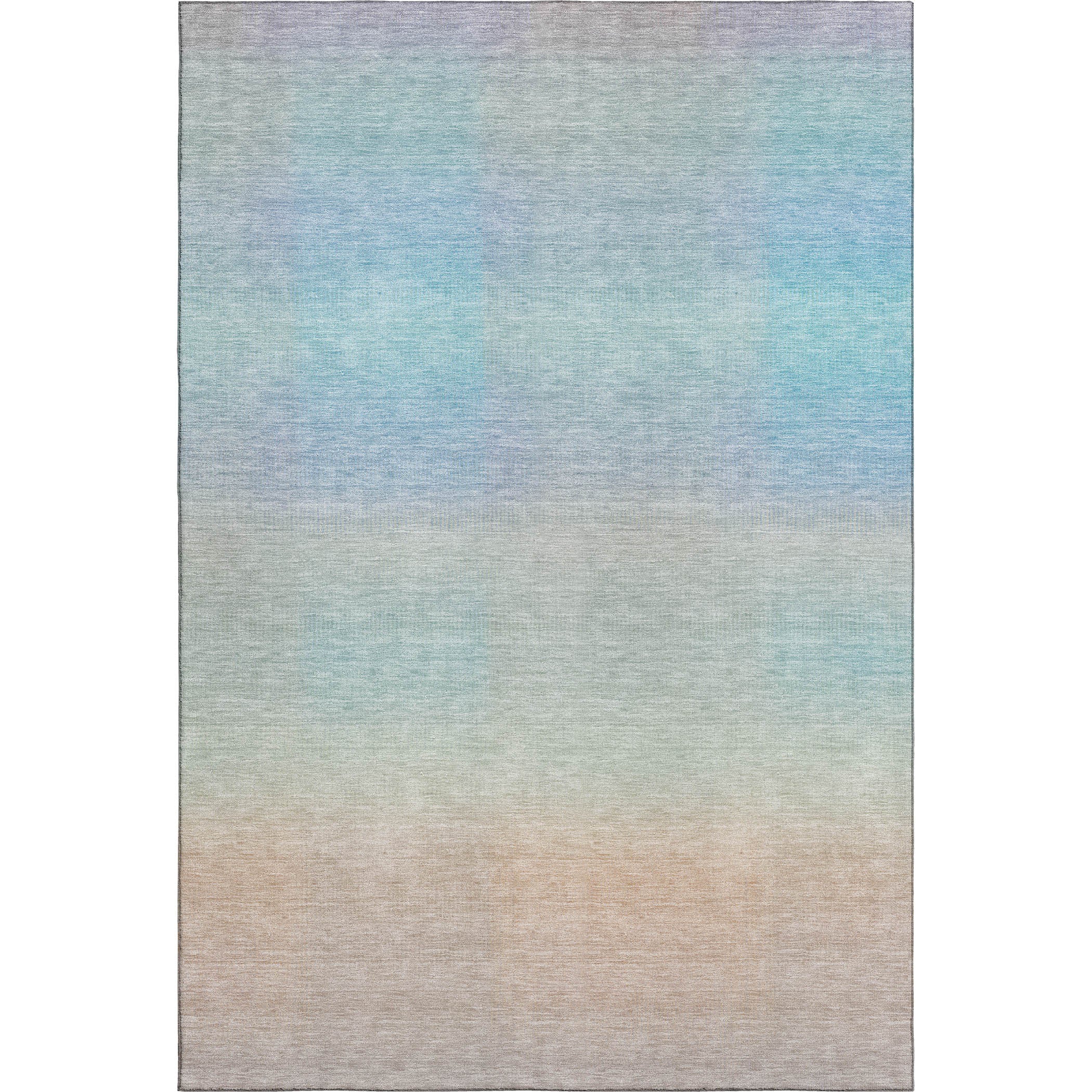 Colombo Machine Washable Transitional Sky Blue Rug 2'6" x 3'10" #shape_Rectangle