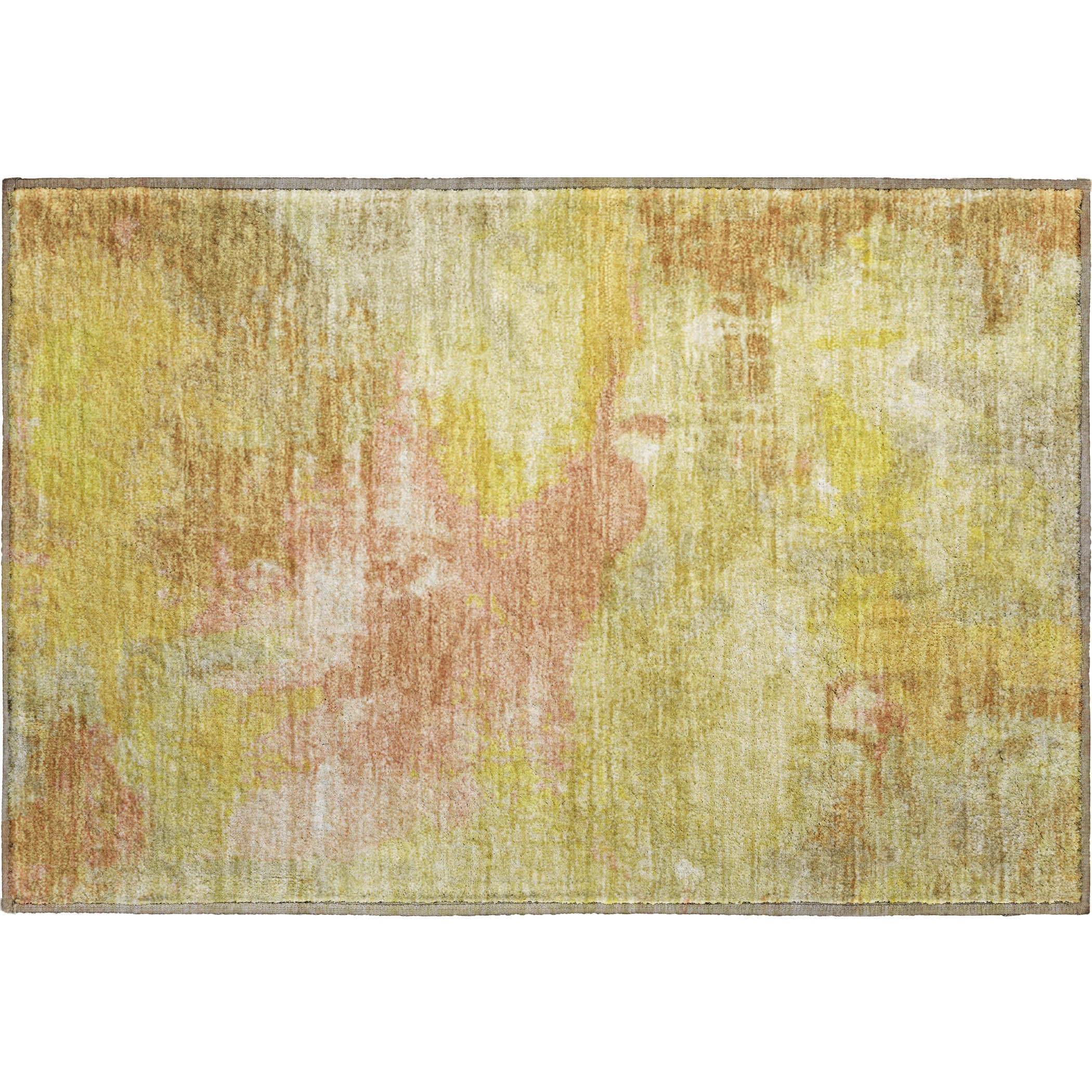 Seville Machine Washable Transitional Aloe Green Rug 1'8" x 2'6" #shape_Rectangle