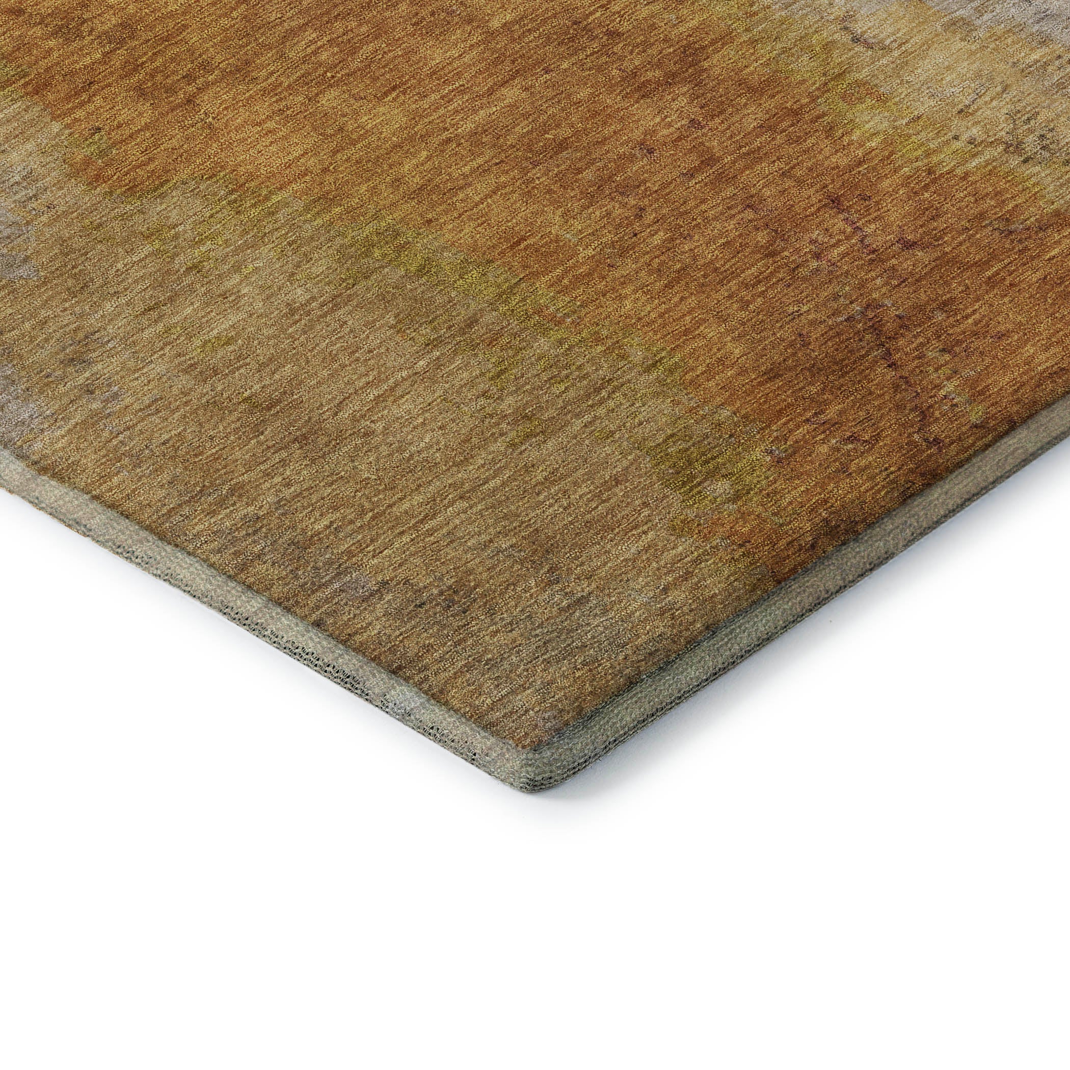 Salzburg Machine Washable Transitional Copper Orange Rug 1'8" x 2'6" #shape_Rectangle