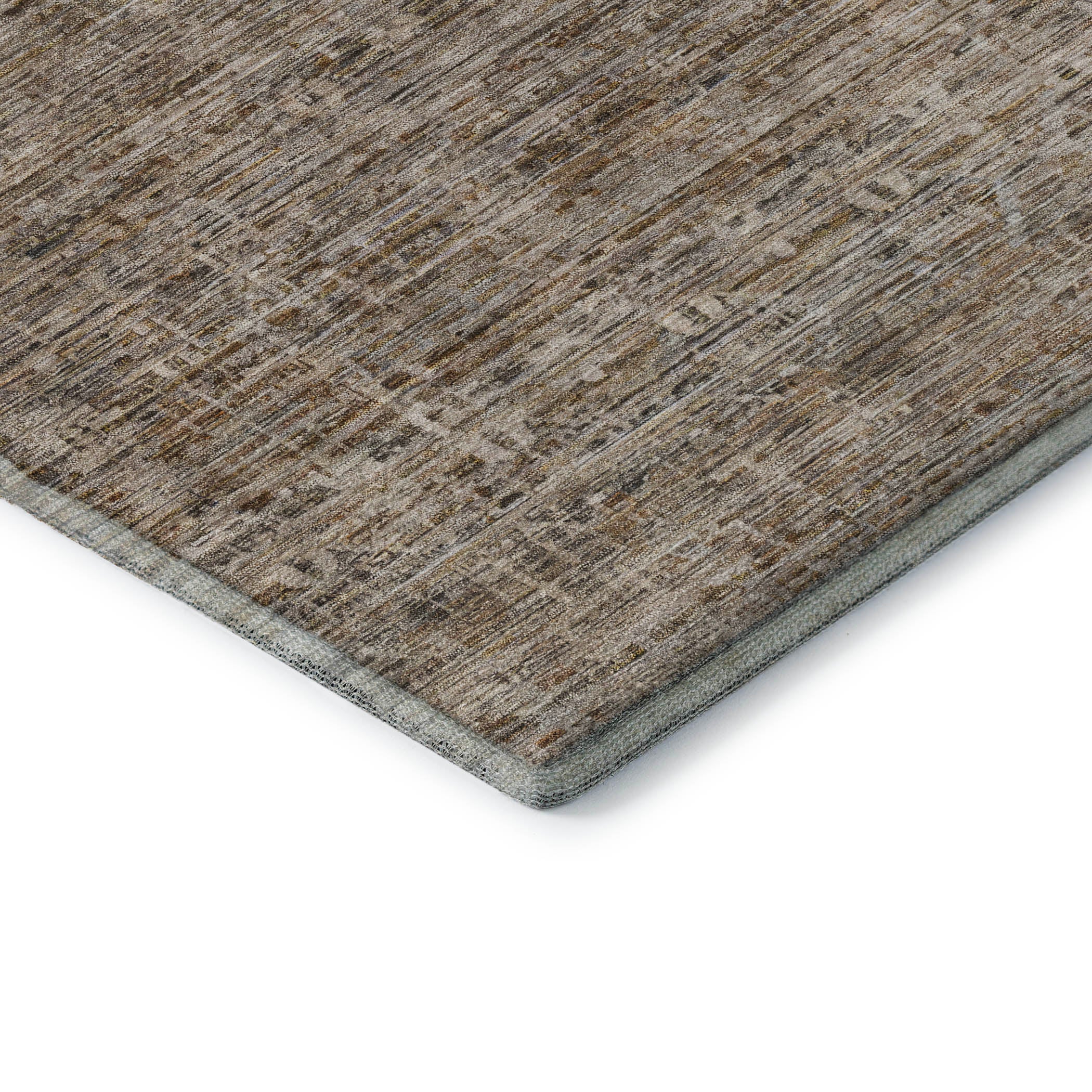 Seville Machine Washable Transitional Brown Rug 1'8" x 2'6" #shape_Rectangle