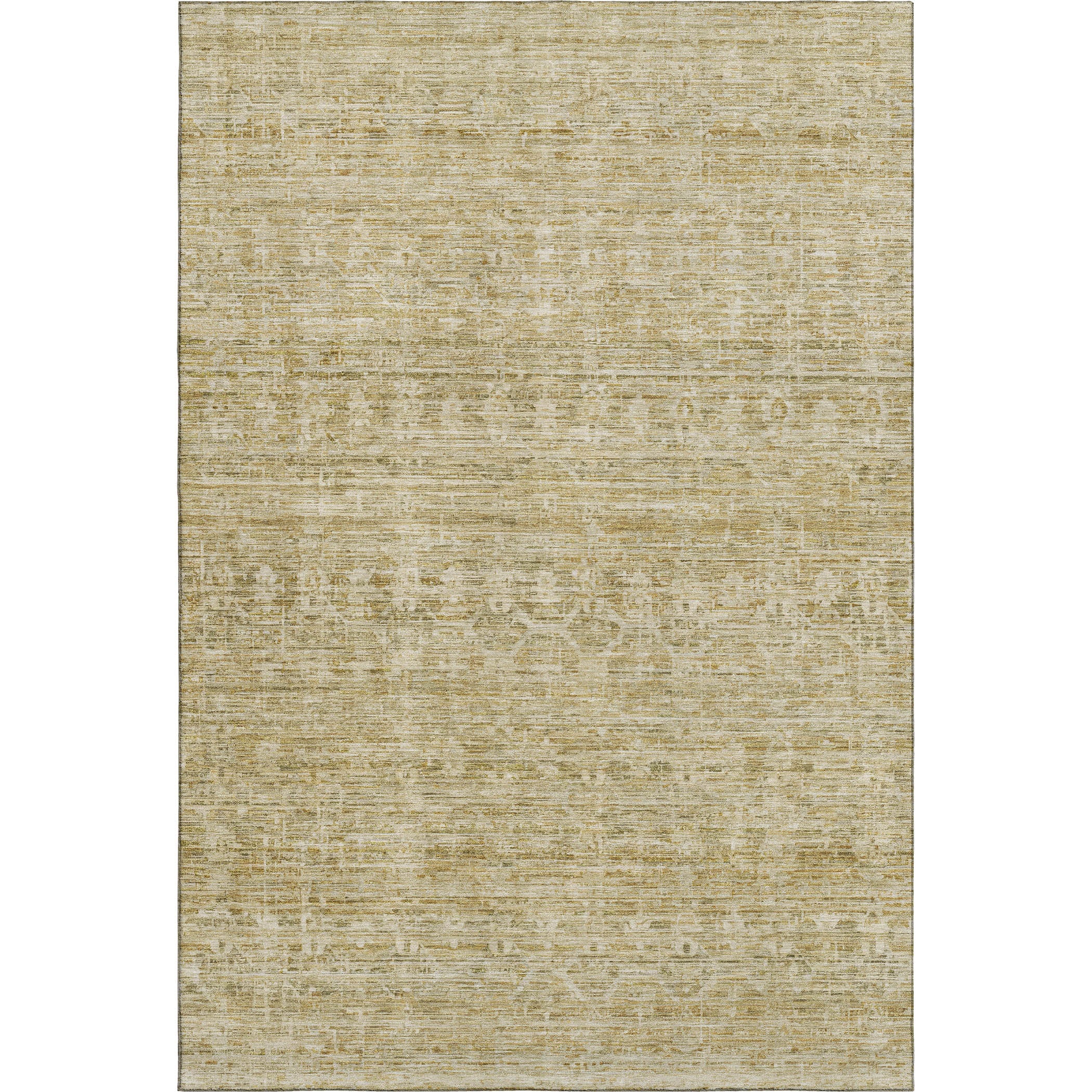 Seville Machine Washable Transitional Wheat Gold Rug 2'6" x 3'10" #shape_Rectangle