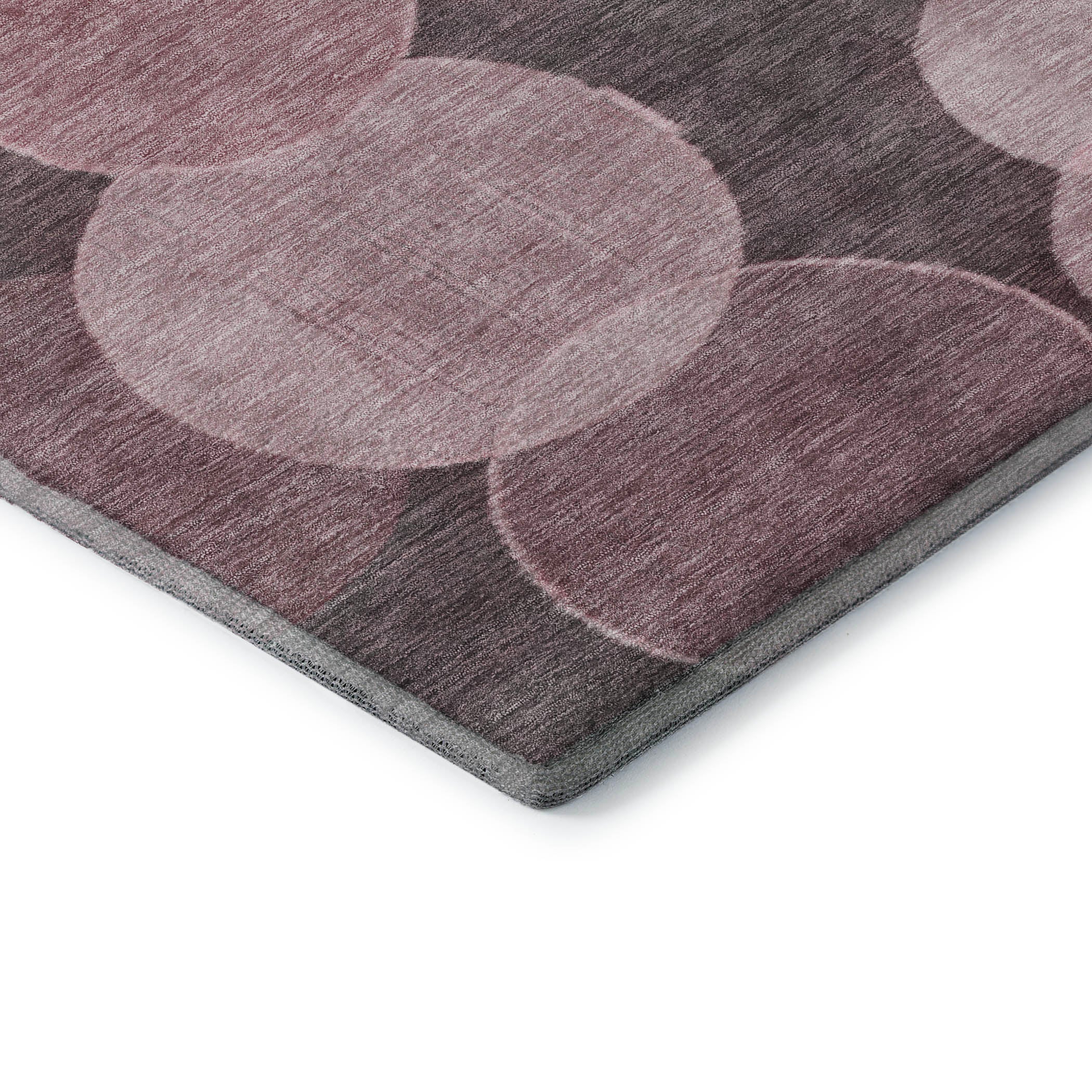 Colombo Machine Washable Transitional Blush Pink Rug 1'8" x 2'6" #shape_Rectangle