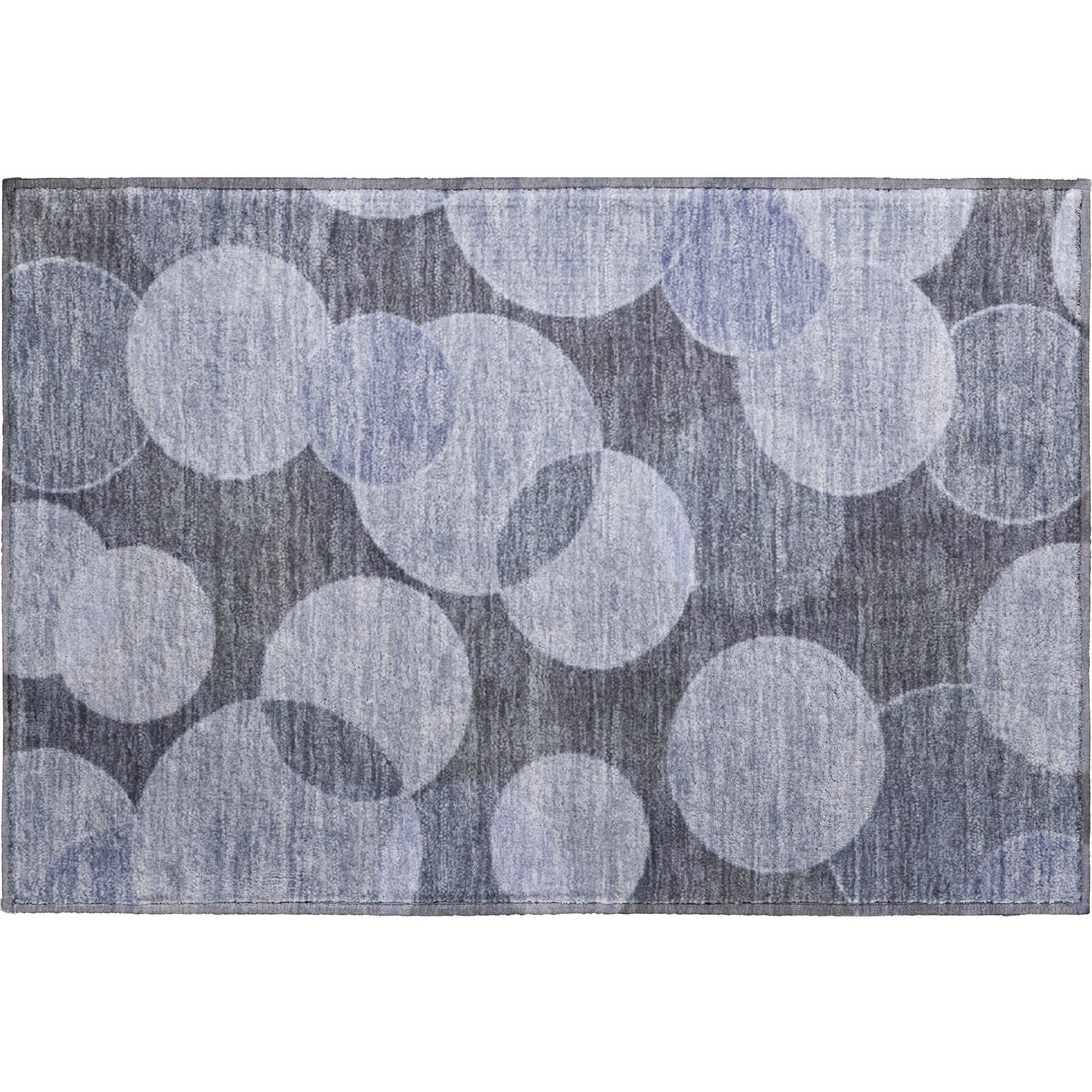 Colombo Machine Washable Transitional Denim Blue Rug 1'8" x 2'6" #shape_Rectangle