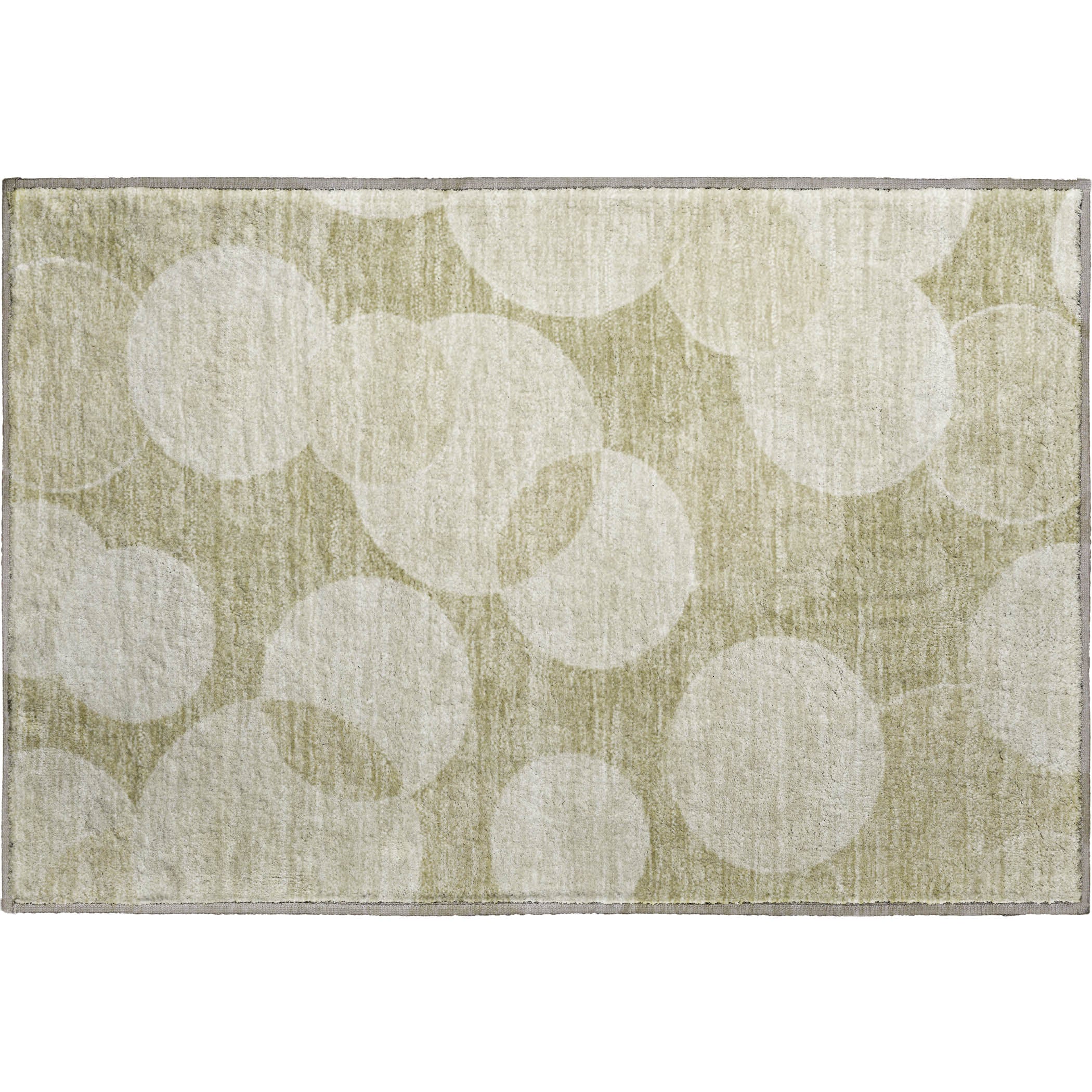 Colombo Machine Washable Transitional Tan Brown Rug 1'8" x 2'6" #shape_Rectangle