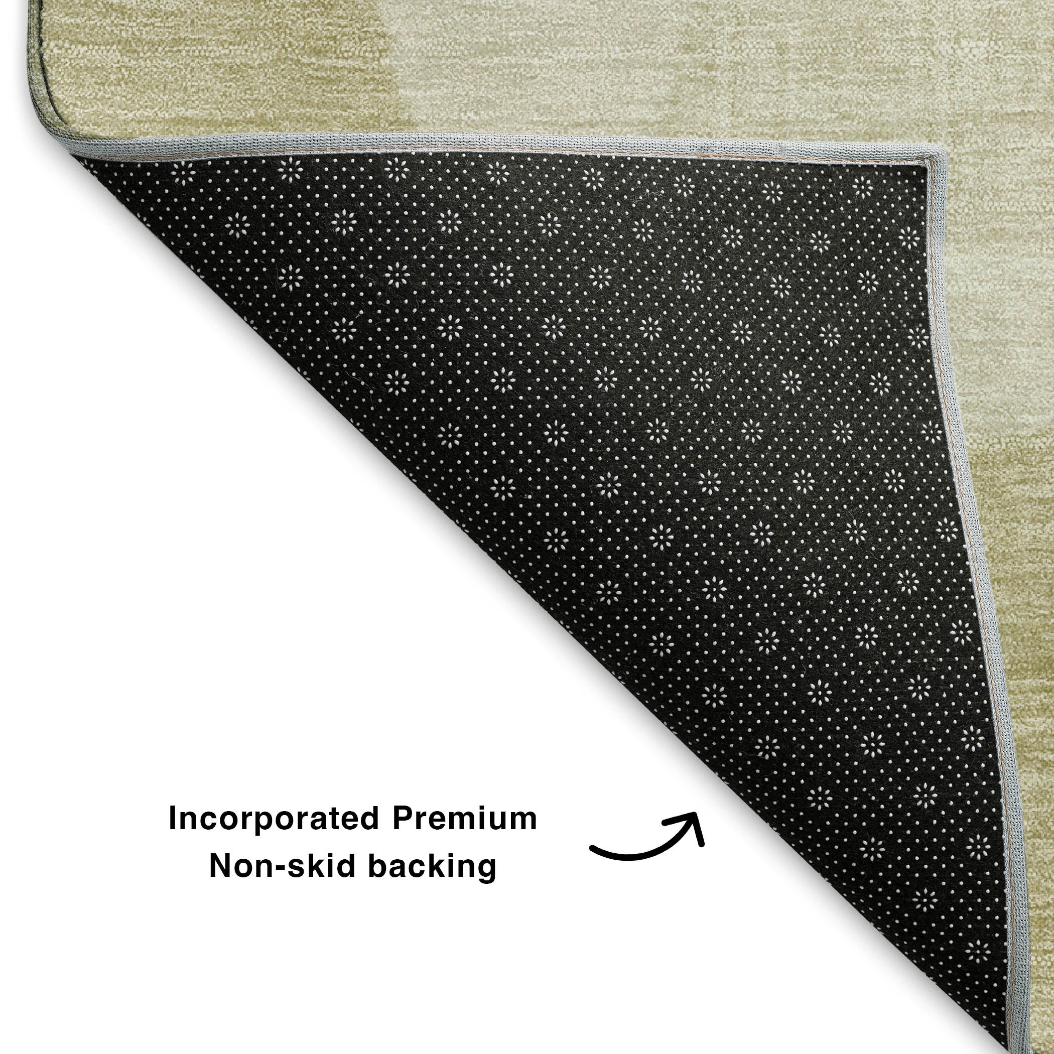 Colombo Machine Washable Transitional Tan Brown Rug 1'8" x 2'6" #shape_Rectangle