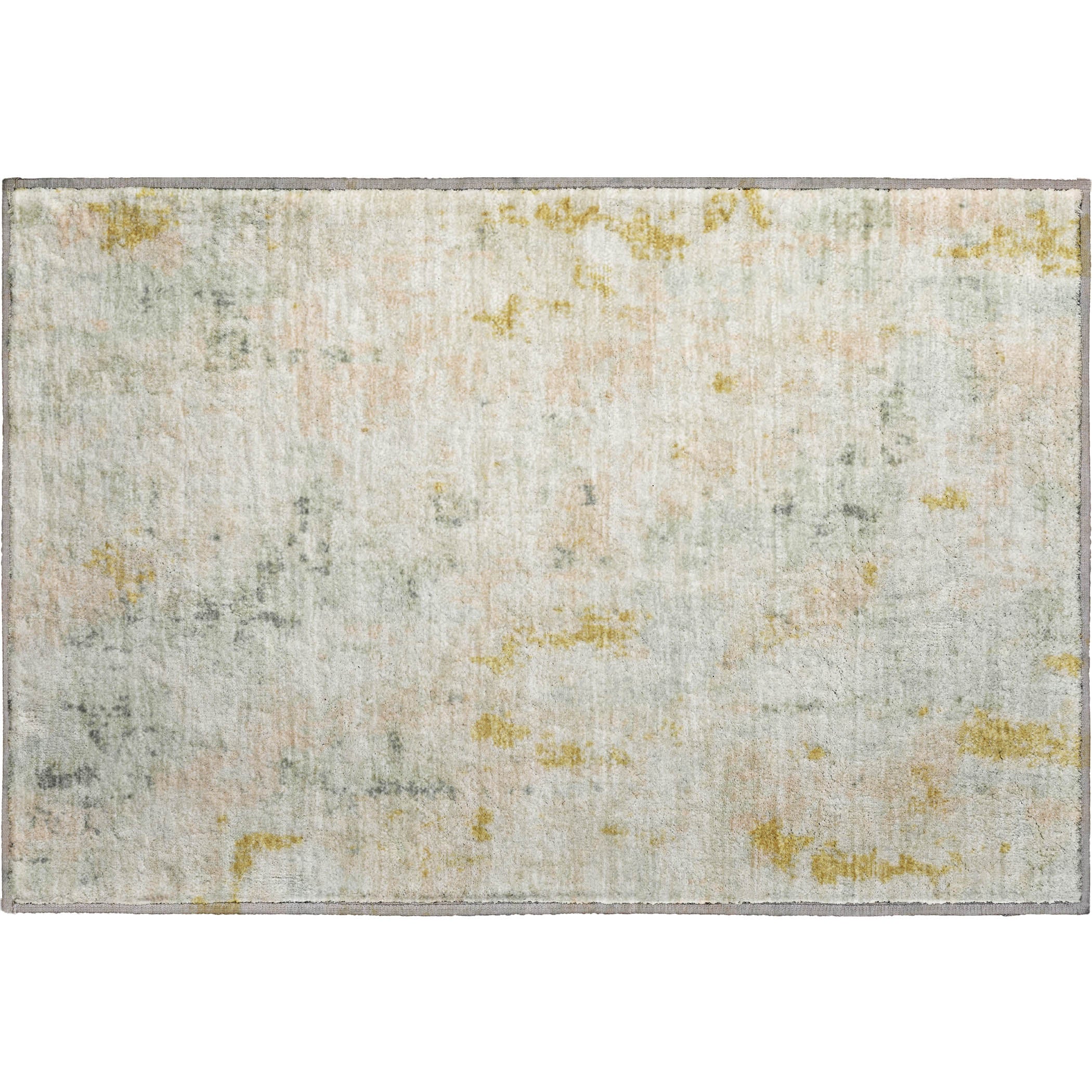 Chiang Mai Machine Washable Transitional Beige Brown Rug 1'8" x 2'6" #shape_Rectangle