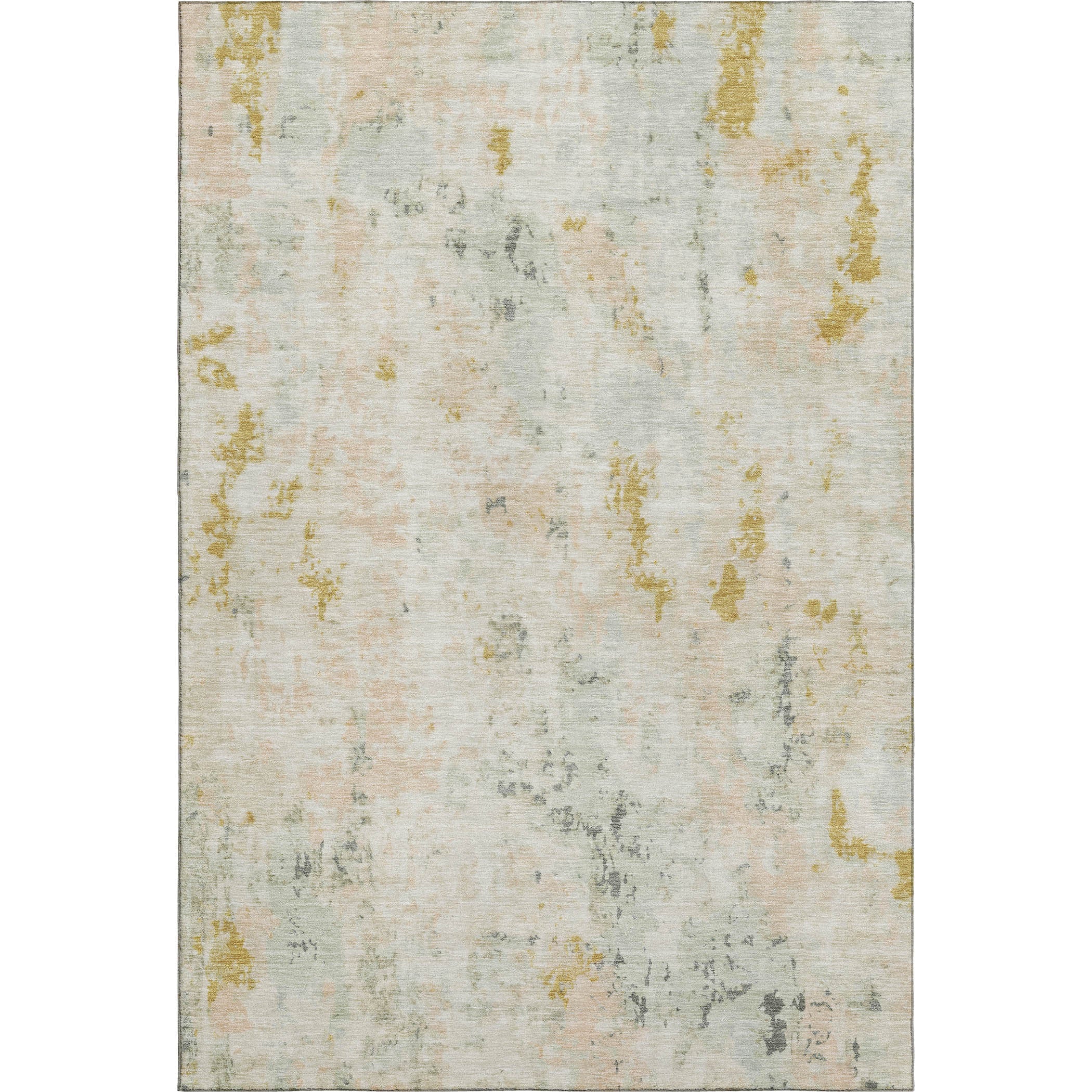 Chiang Mai Machine Washable Transitional Beige Brown Rug 2'6" x 3'10" #shape_Rectangle