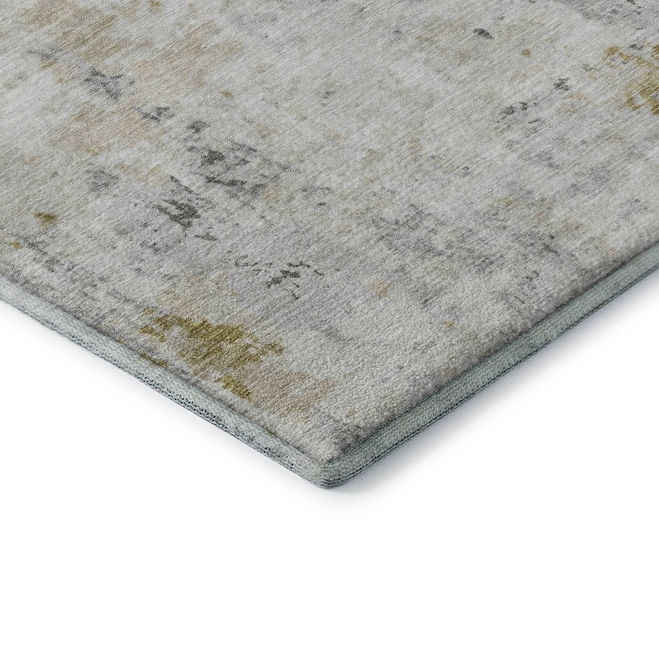 Chiang Mai Machine Washable Transitional Linen Ivory Rug 1'8" x 2'6" #shape_Rectangle