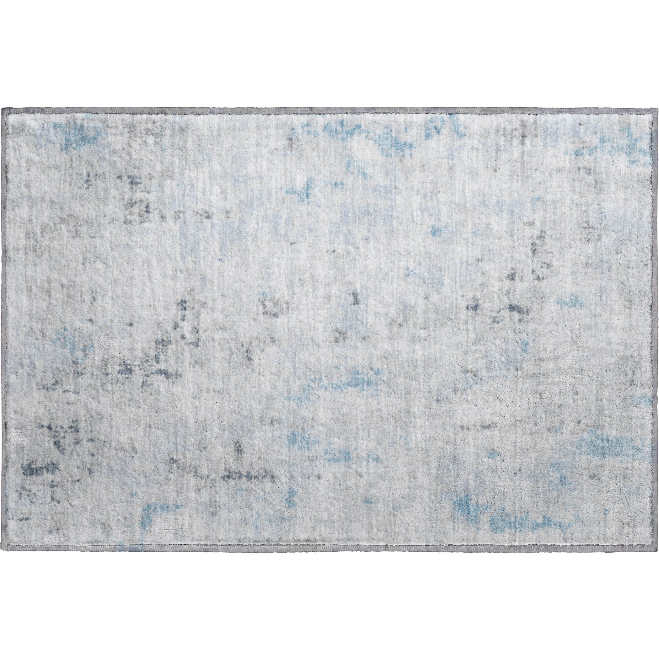 Chiang Mai Machine Washable Transitional Sky Blue Rug 1'8" x 2'6" #shape_Rectangle