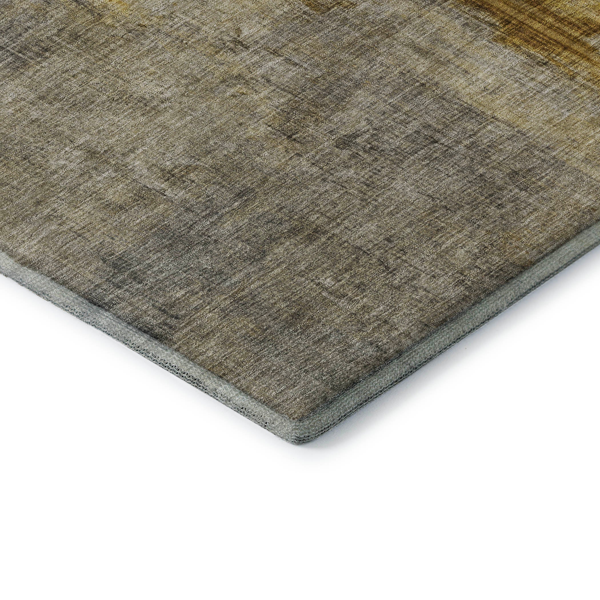 Luang Prabang Machine Washable Transitional Granite Gray Rug 1'8" x 2'6" #shape_Rectangle