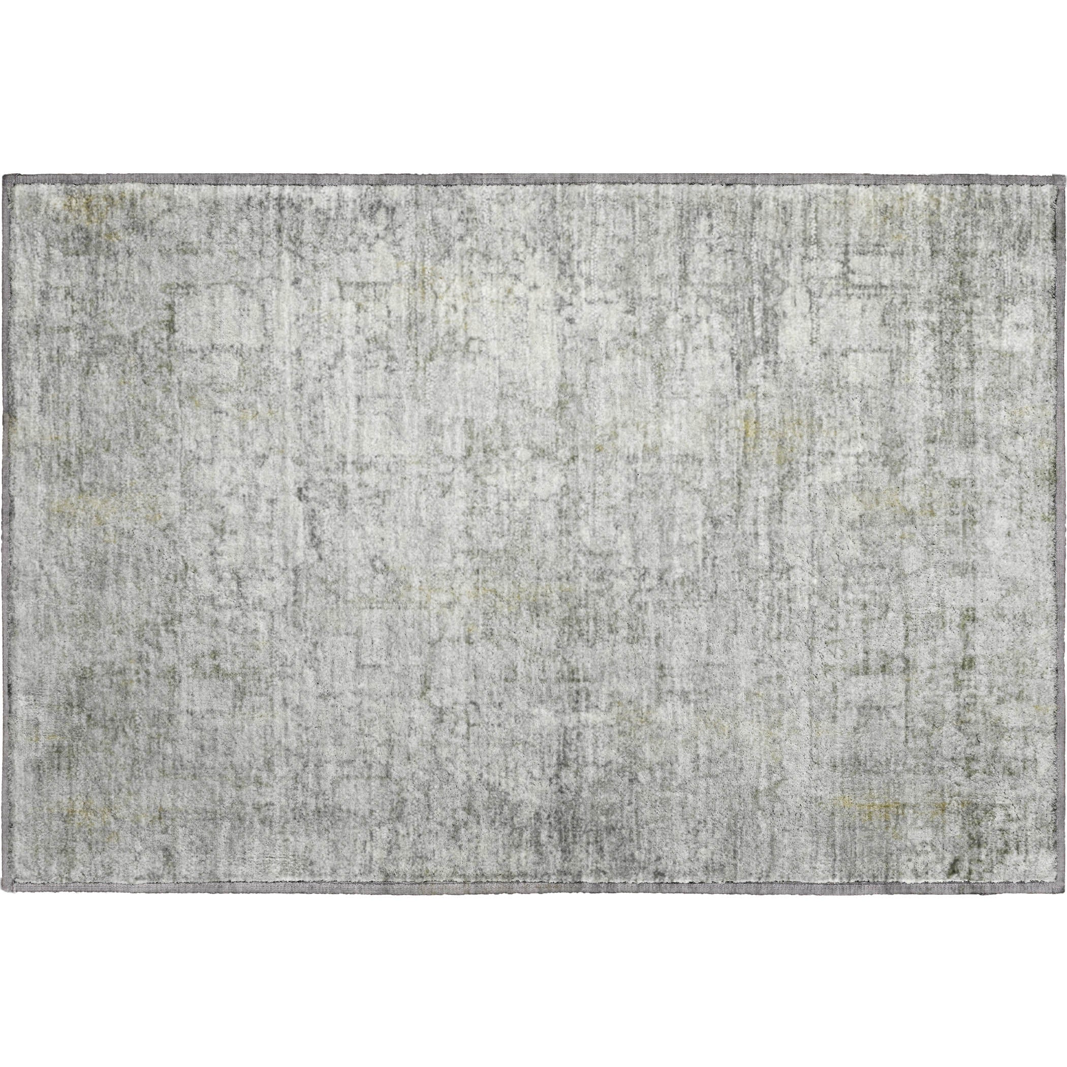 Bern Machine Washable Transitional Gray Rug 1'8" x 2'6" #shape_Rectangle