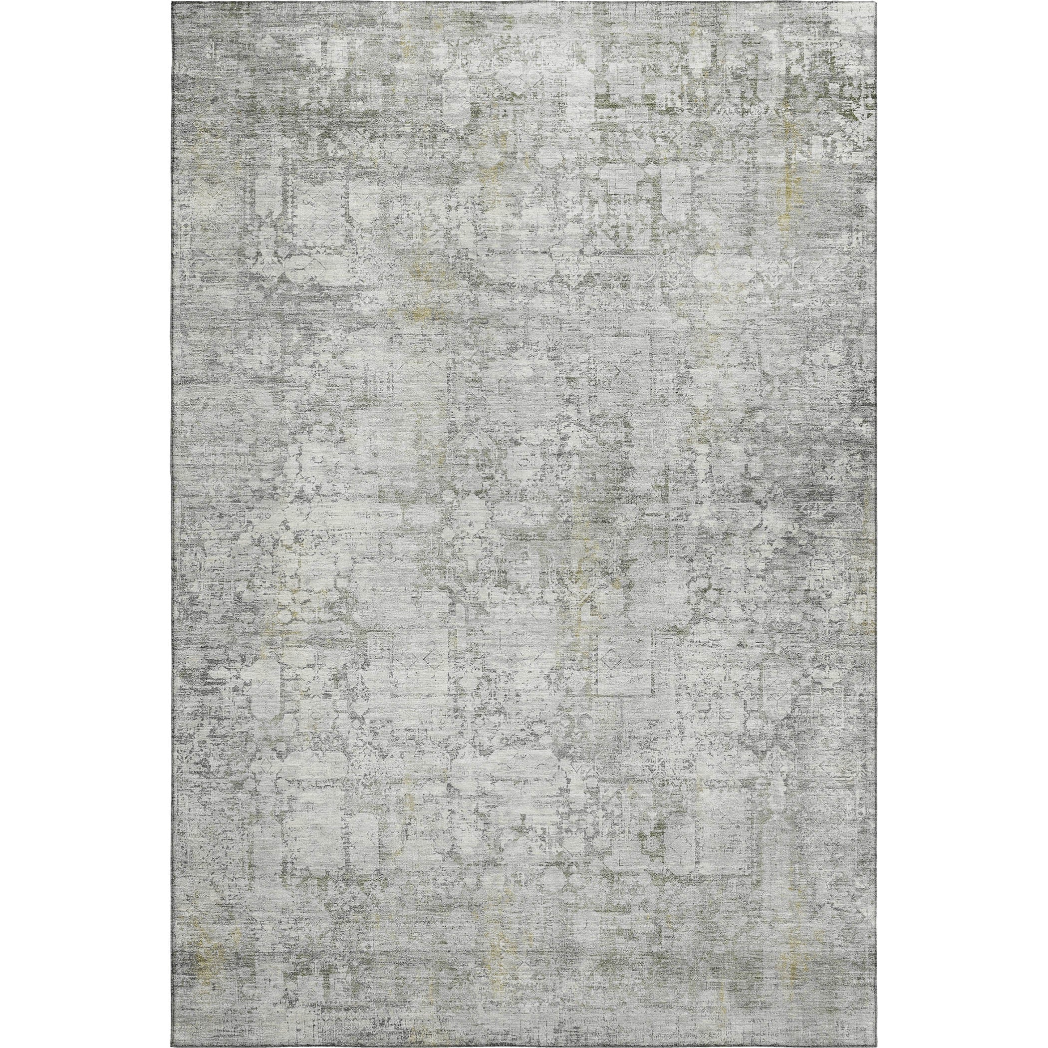Bern Machine Washable Transitional Gray Rug 2'6" x 3'10" #shape_Rectangle