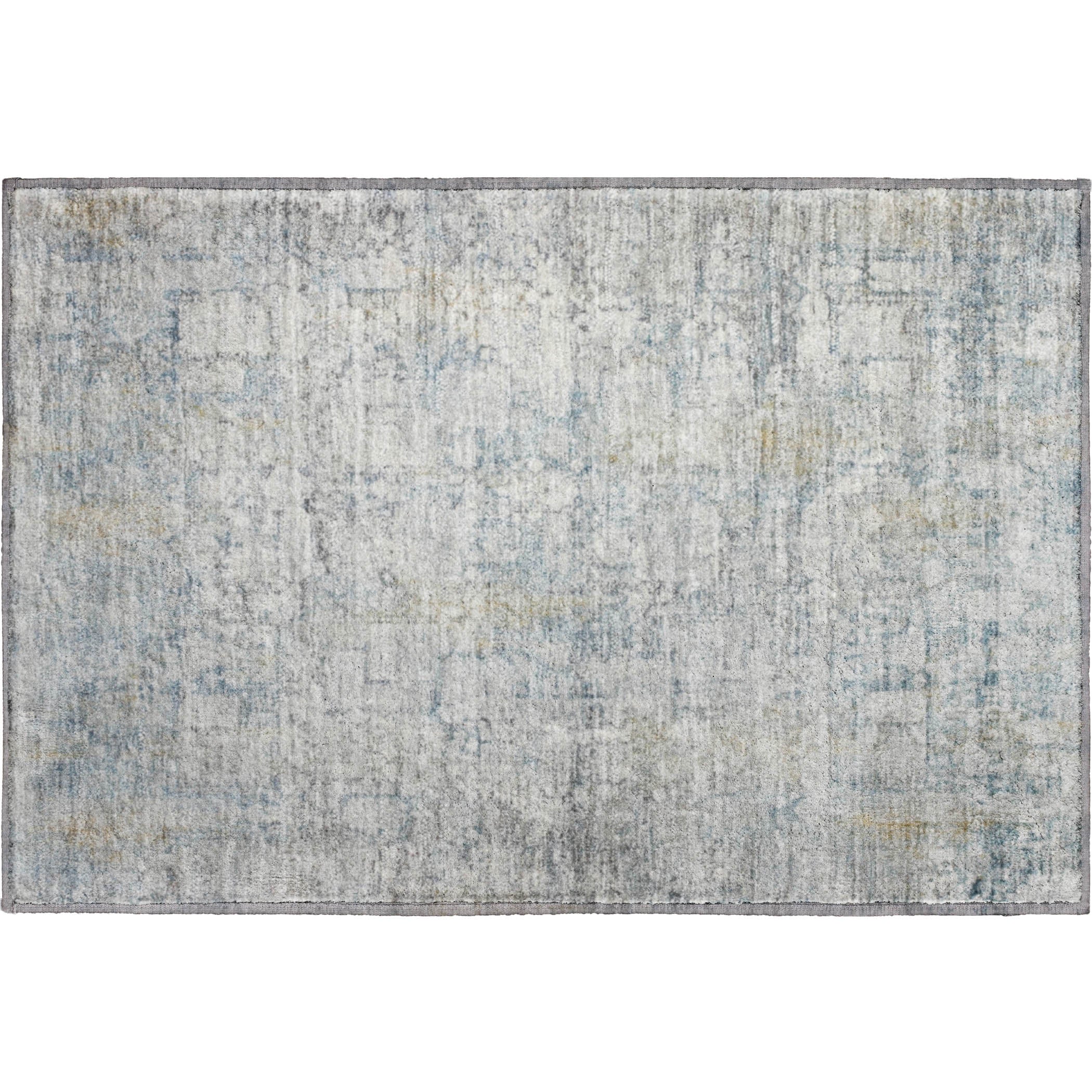 Bern Machine Washable Transitional Linen Ivory Rug 1'8" x 2'6" #shape_Rectangle