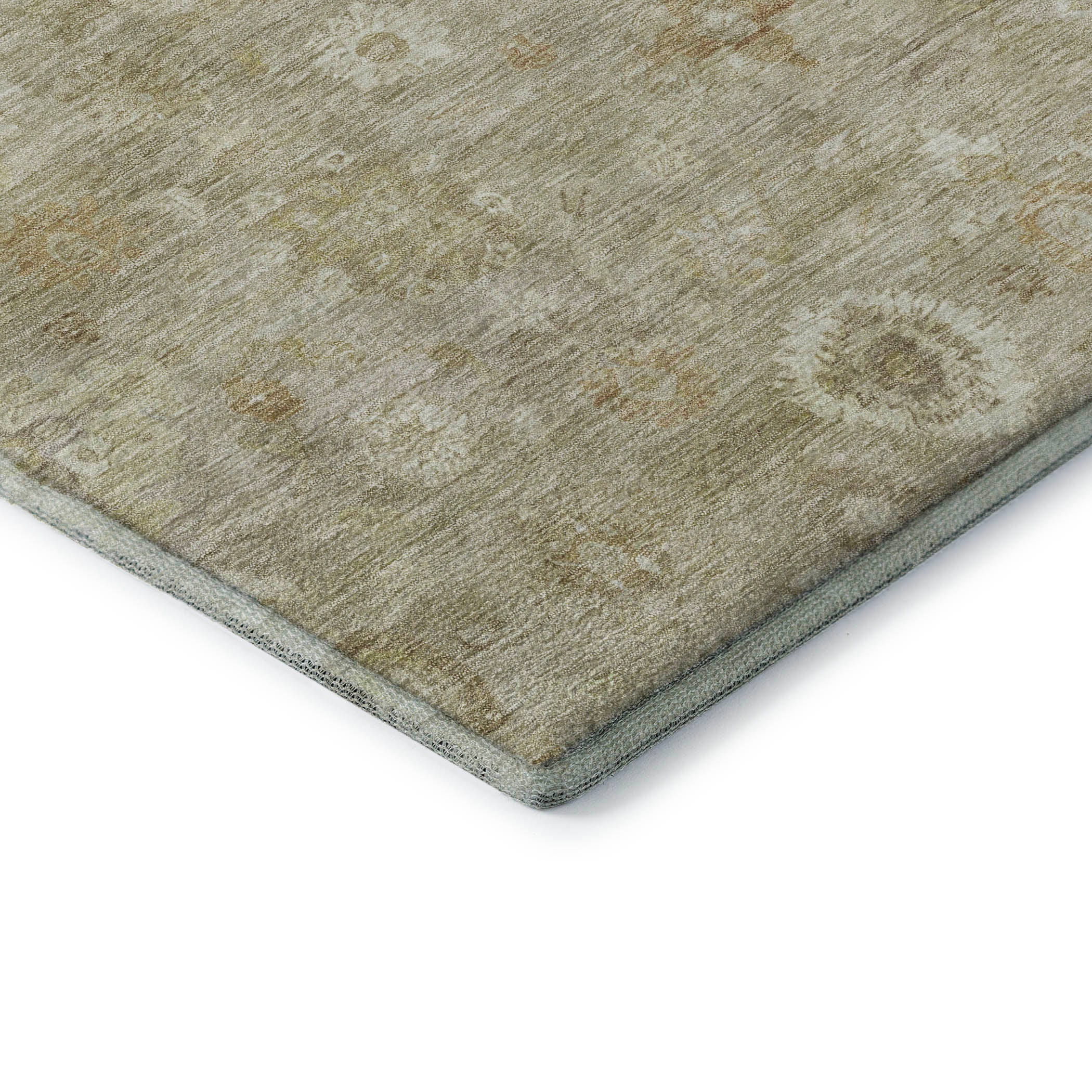 Ghent Machine Washable Transitional Beige Brown Rug 1'8" x 2'6" #shape_Rectangle