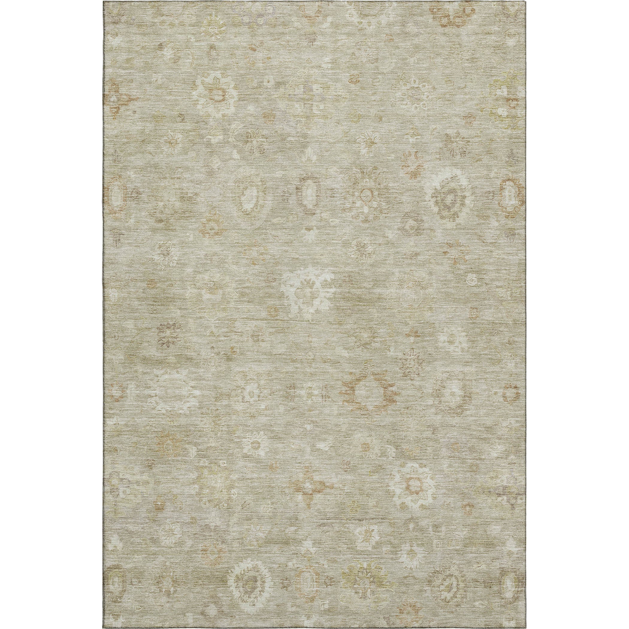 Ghent Machine Washable Transitional Beige Brown Rug 2'6" x 3'10" #shape_Rectangle