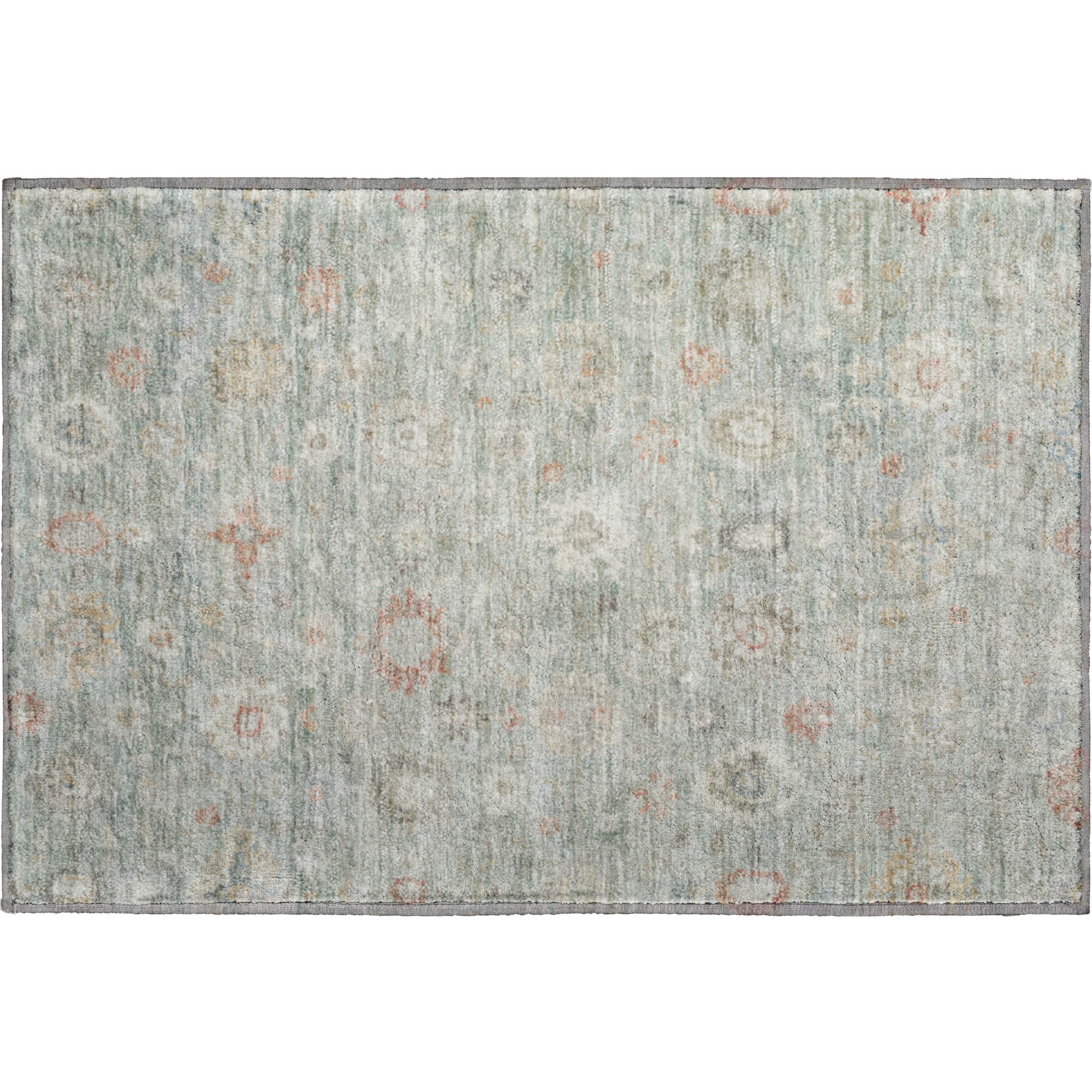 Ghent Machine Washable Transitional Sage Green Rug 1'8" x 2'6" #shape_Rectangle
