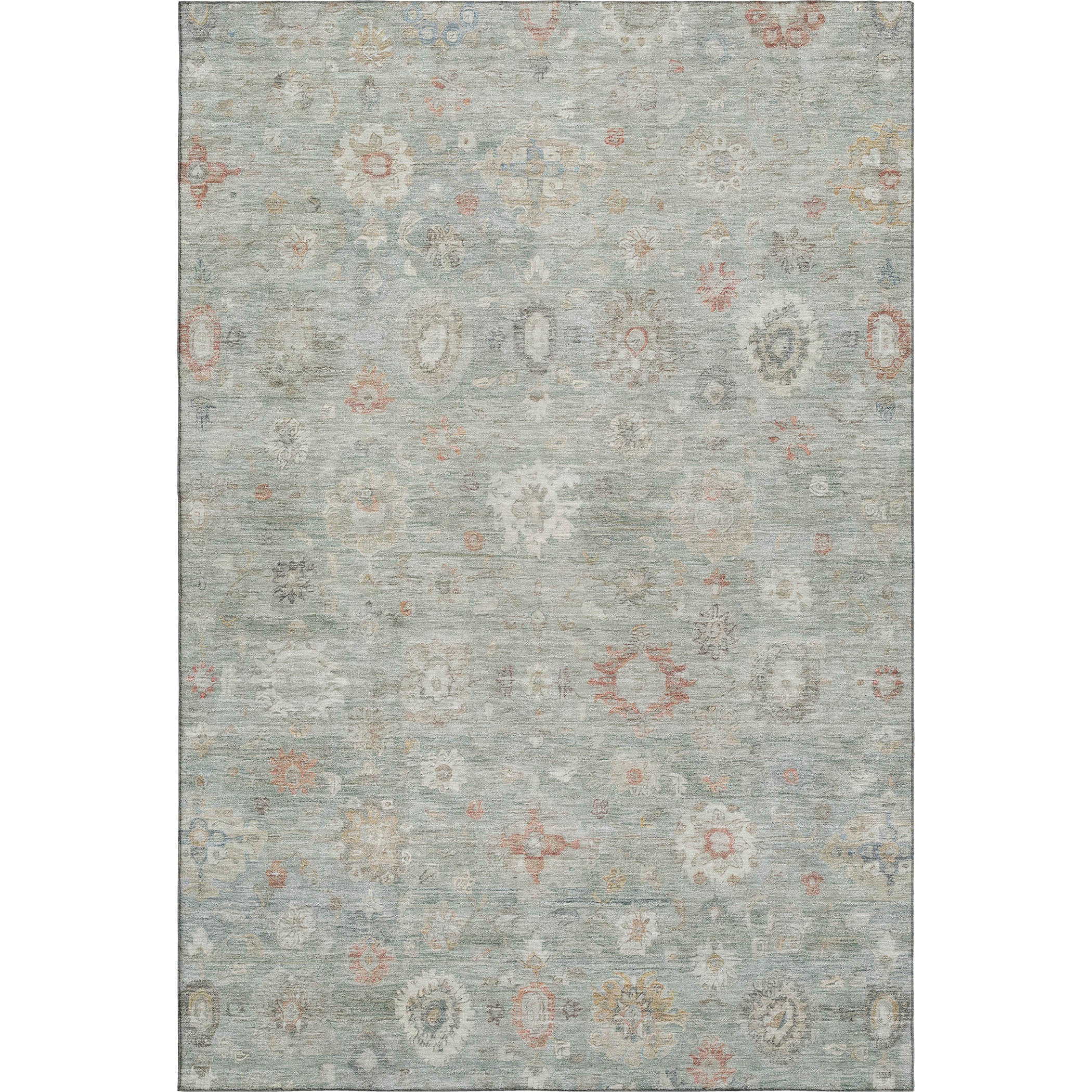 Ghent Machine Washable Transitional Sage Green Rug 2'6" x 3'10" #shape_Rectangle